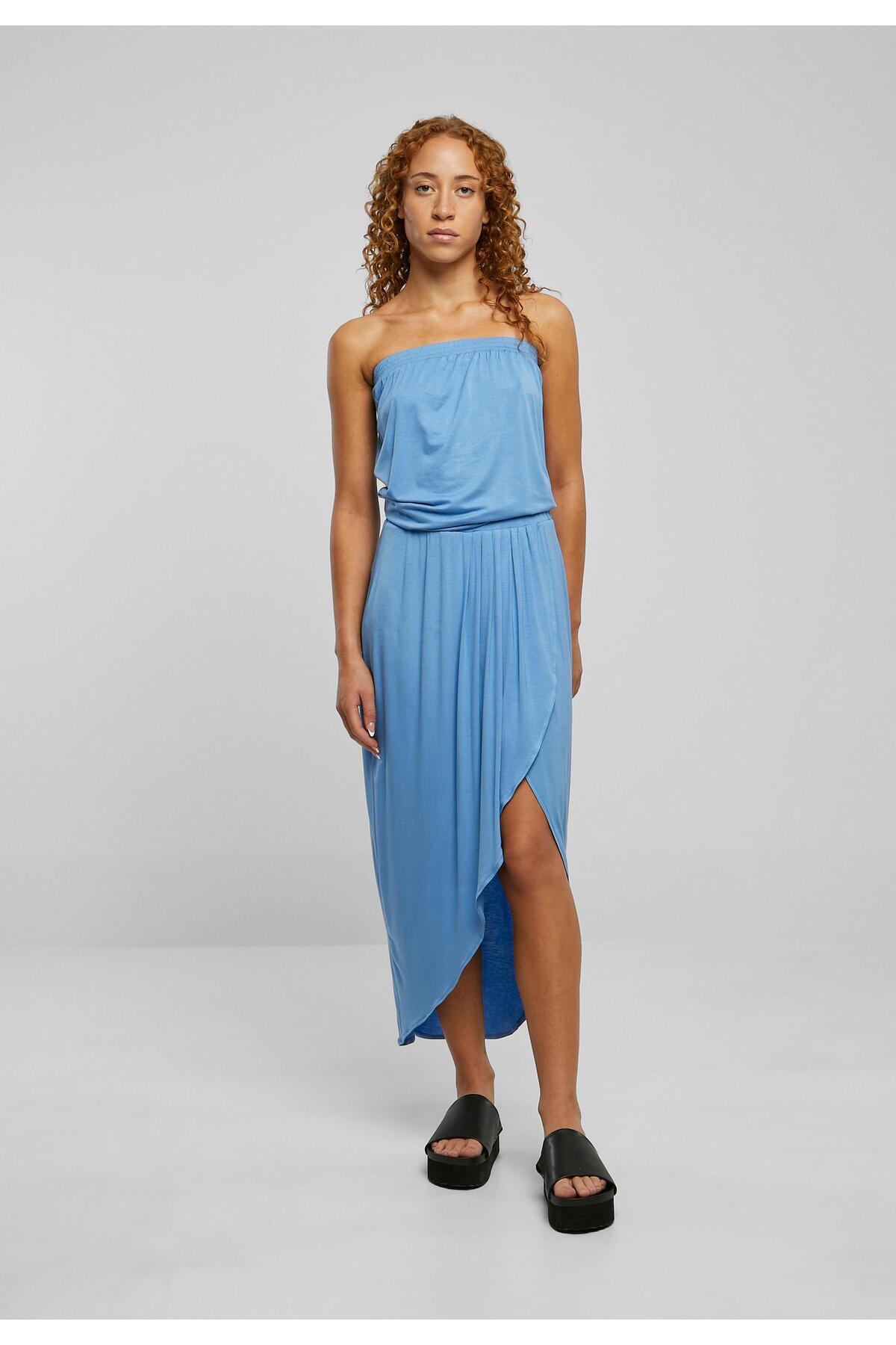 Urban Classics-Damen Ladies Viscose Bandeau Dress 8