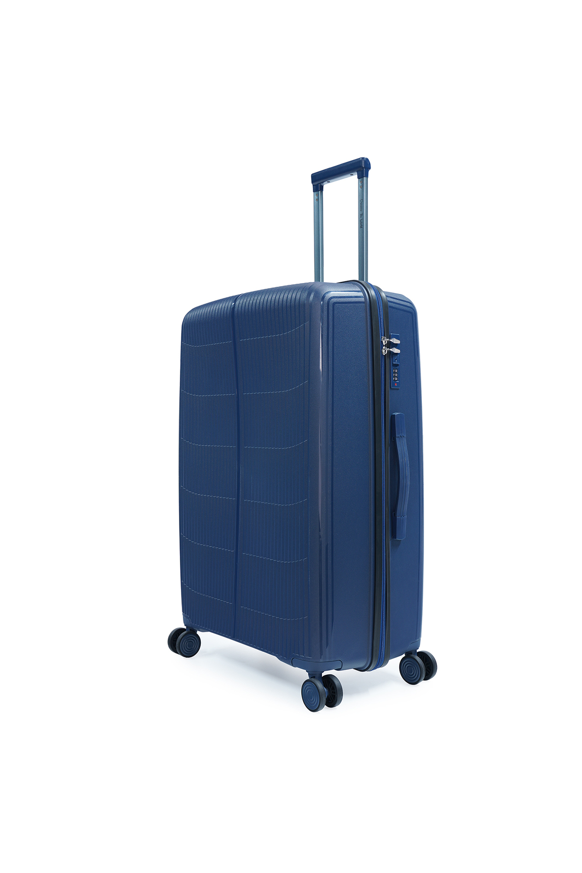 Wexta  Wx-pp810 Lacivert Büyük Boy Valiz Polipropilen Kırılmaz Pp Valiz / Premium Seyahat Bavulu / - Görsel 2