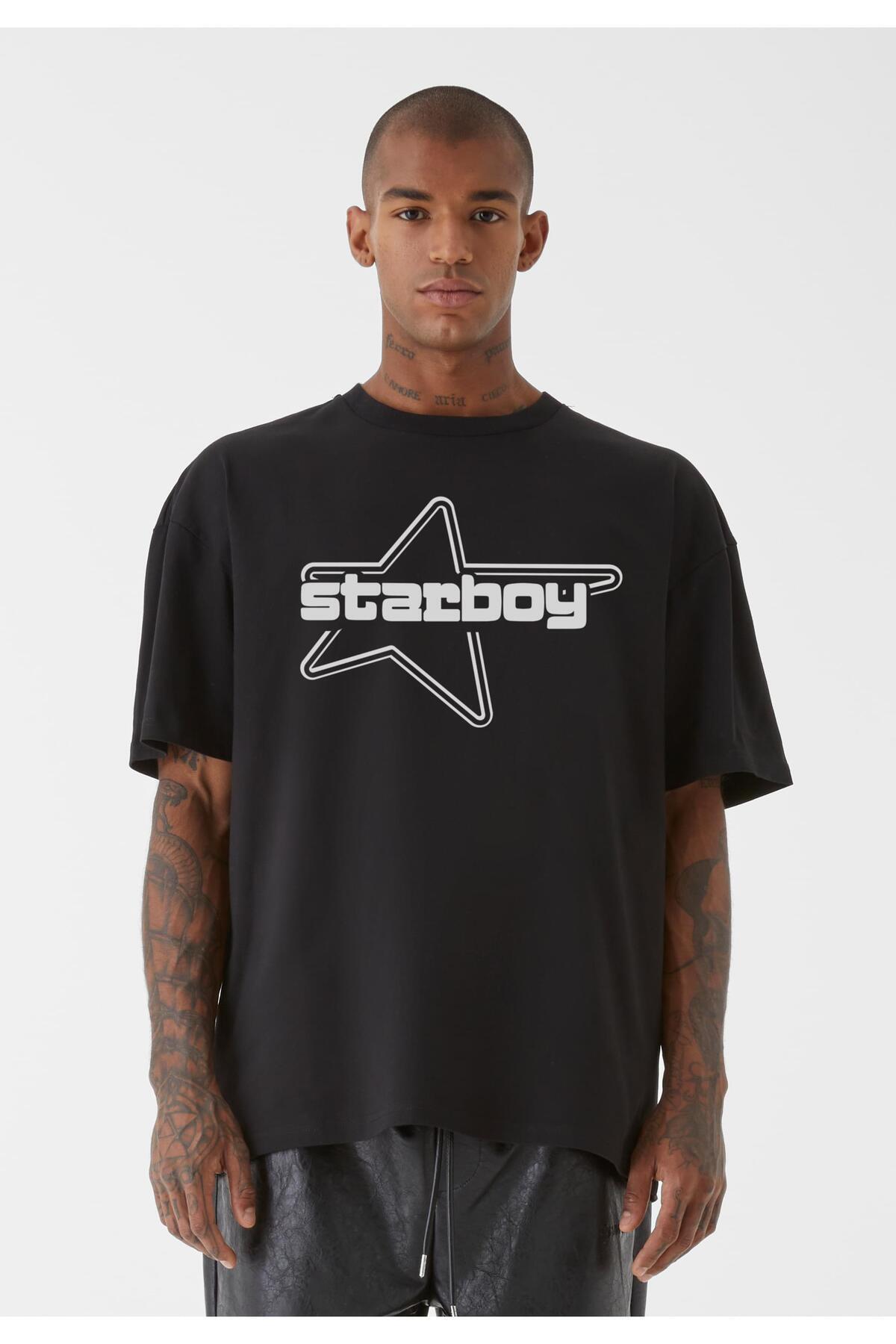9N1M SENSE-Herren SENSE Y2K STARBOY T-Shirt Black / White 2