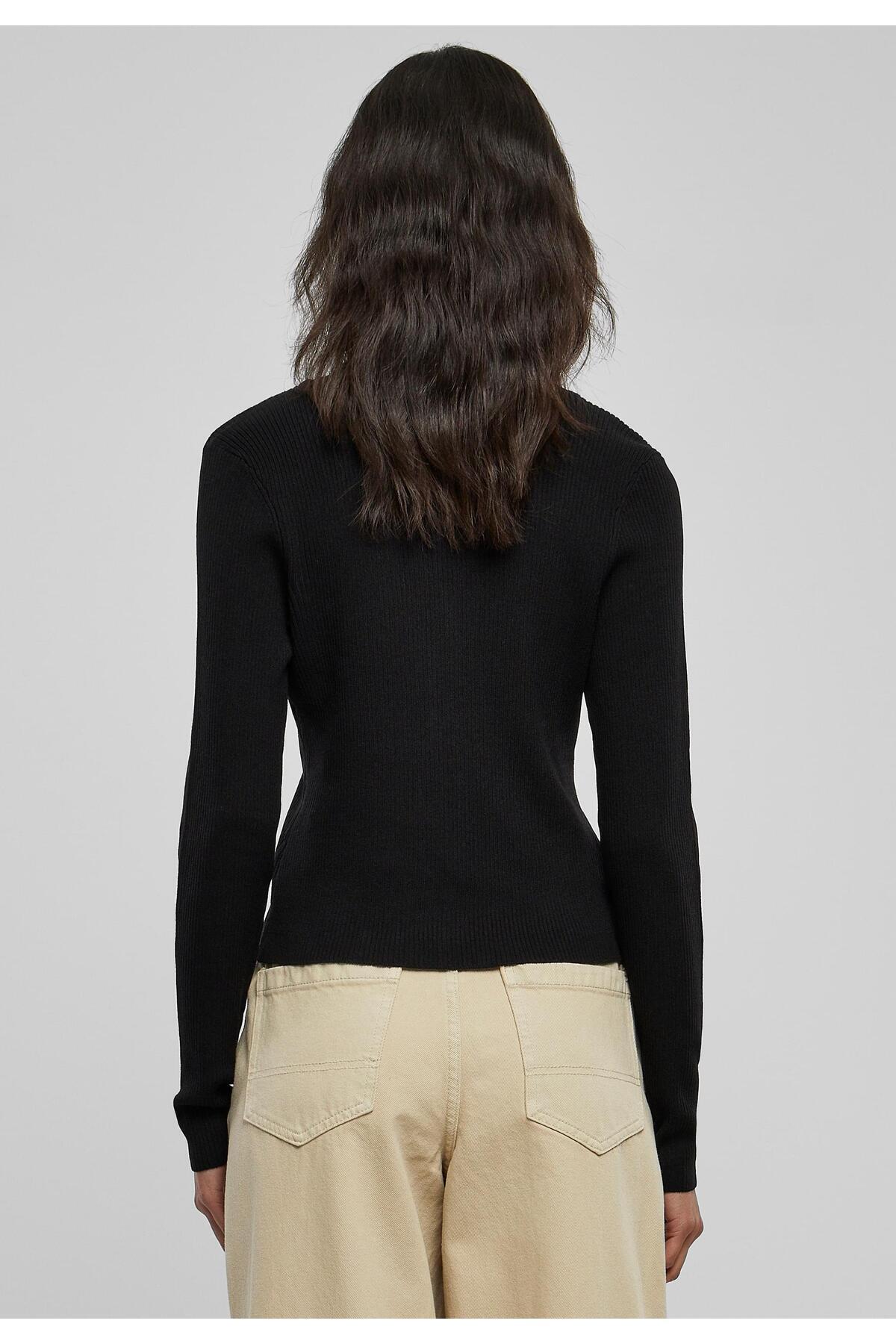 Urban Classics-Damen Ladies Short Rib Knit Cardigan 7