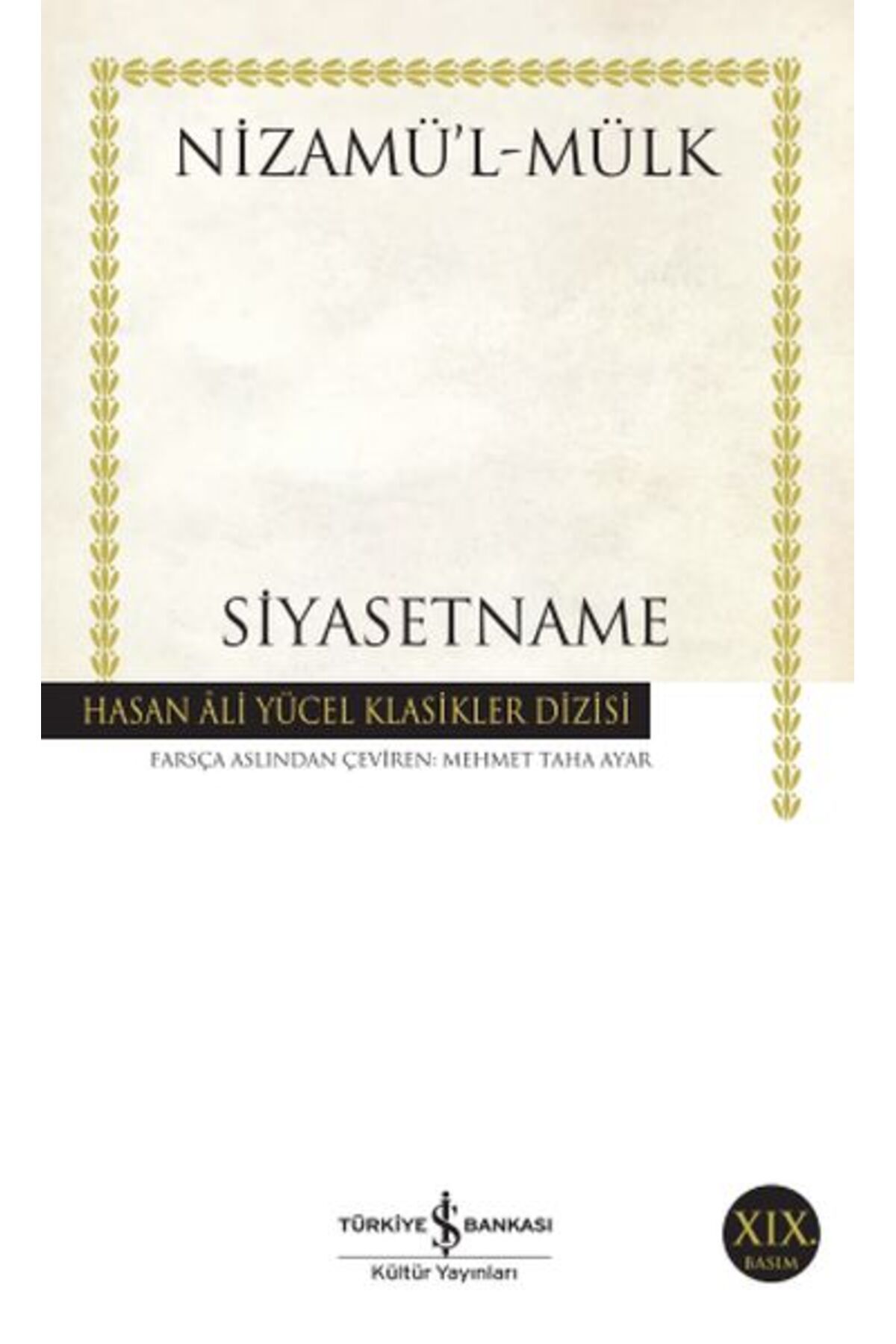 Destek Yayınları Siyasetname Hasan Ali Yücel Klasikleri