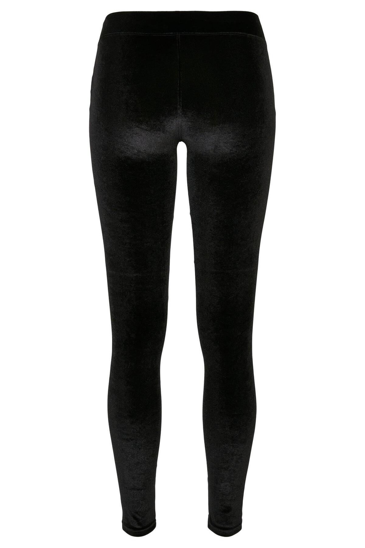 Urban Classics-Damen Ladies Velvet Tech Mesh Leggings 2