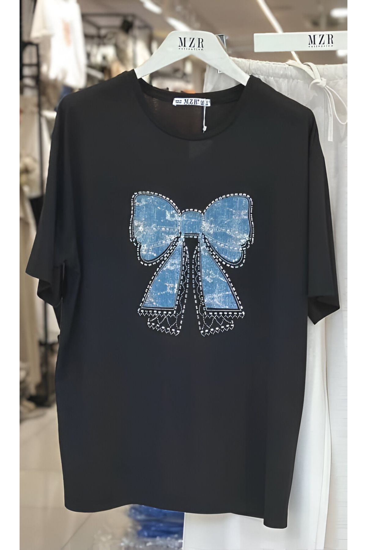 Mzr Collection Fiyonk Baskılı Yazlık Tişöt
