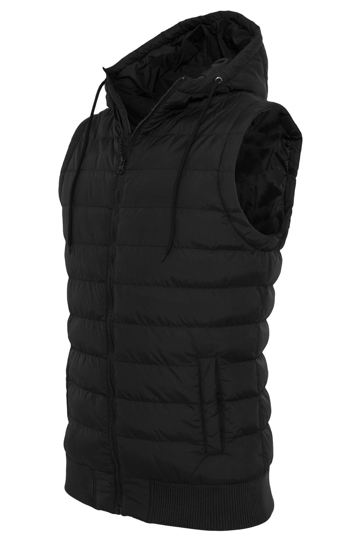Urban Classics-Herren Small Bubble Hooded Vest 3