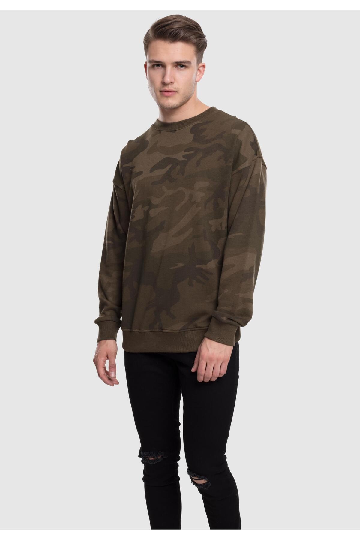 Urban Classics-Herren Camo Crewneck 7