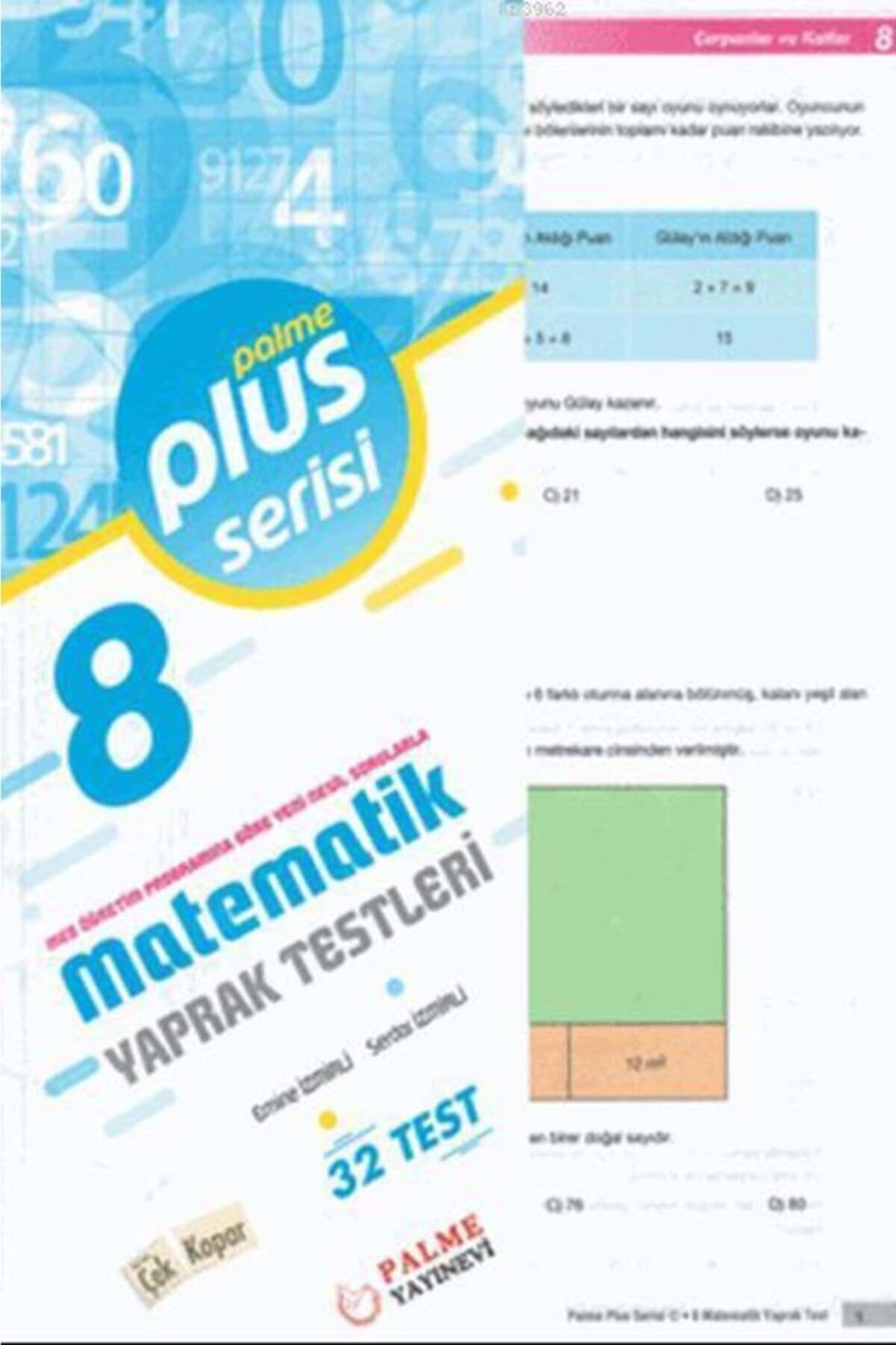 Palme Yayınevi Palme 8.sınıf Plus Serisi Matematik Yaprak Testleri