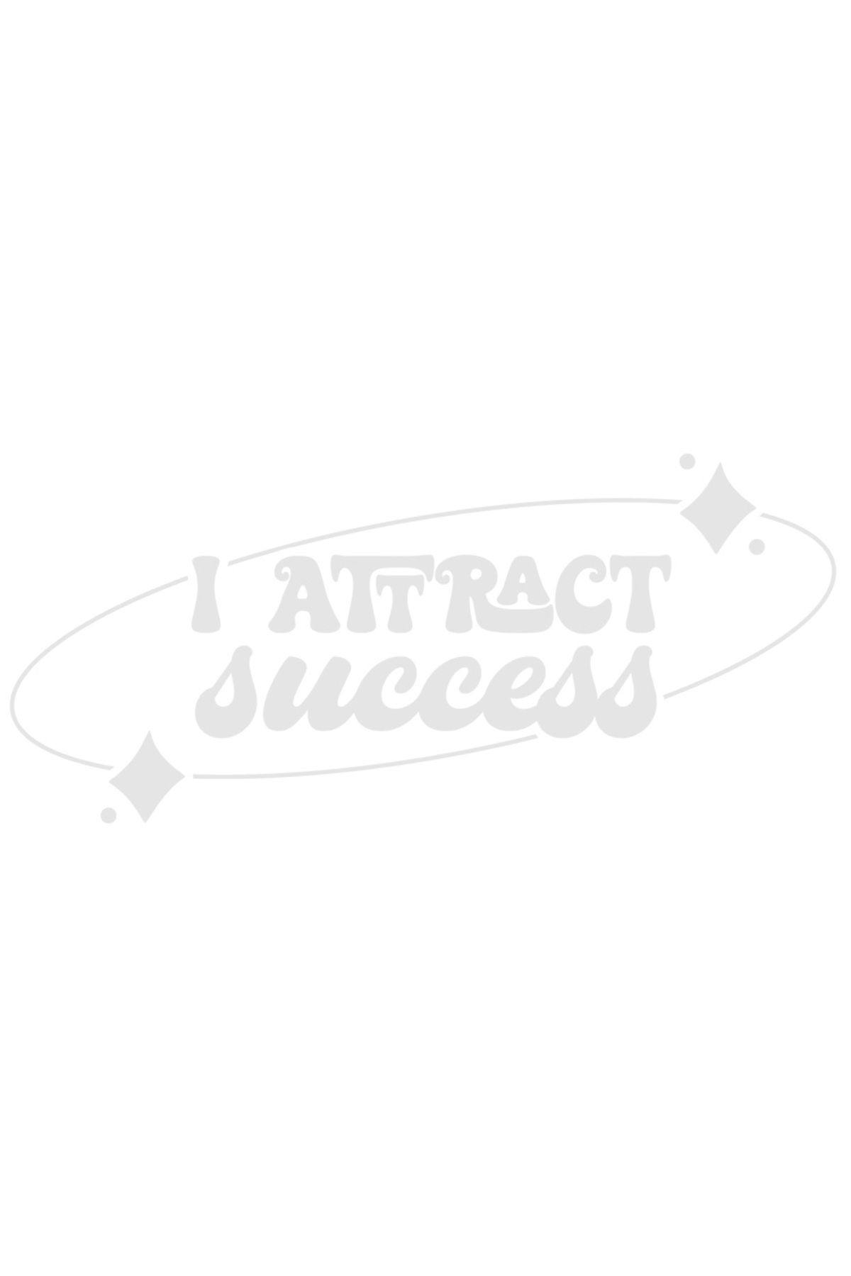 StoryGift Romania Sticker Adeziv 90cm Exterior Pentru Cei Care Atrag Succesul - Magnet , Vinyl Alb, 90 Cm - One Size