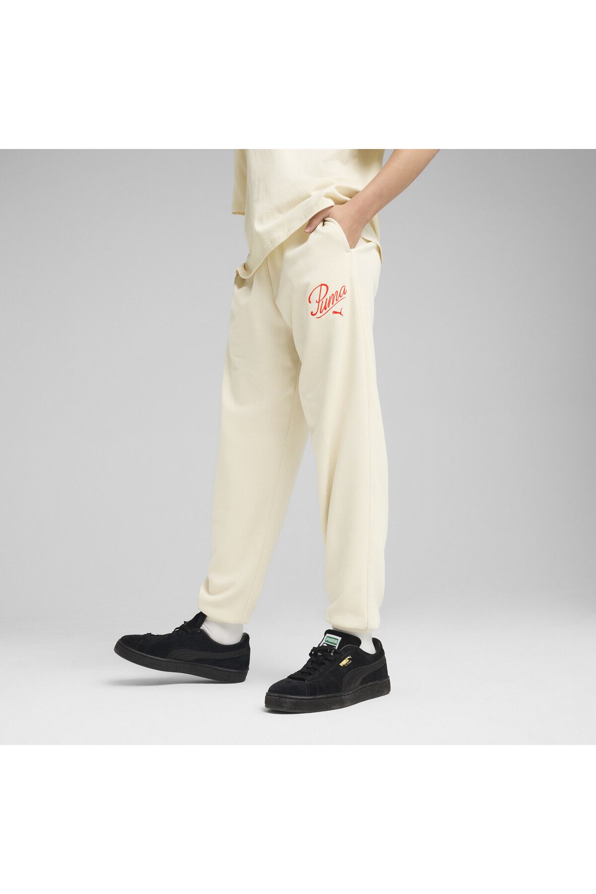 Puma-Dětské tepláky Essentials Script 4