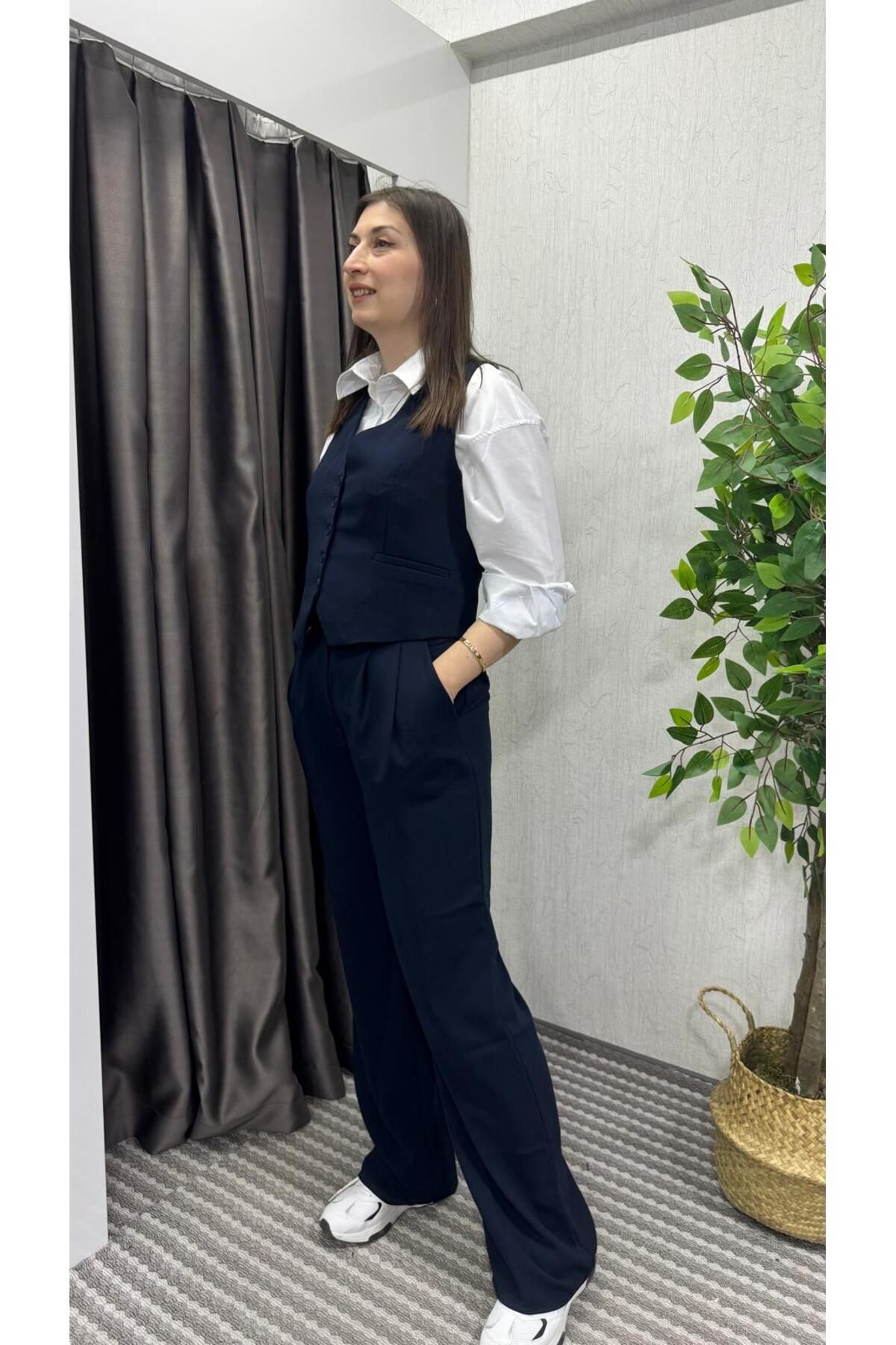 BengüşButik Yelekli Pantolon Takım