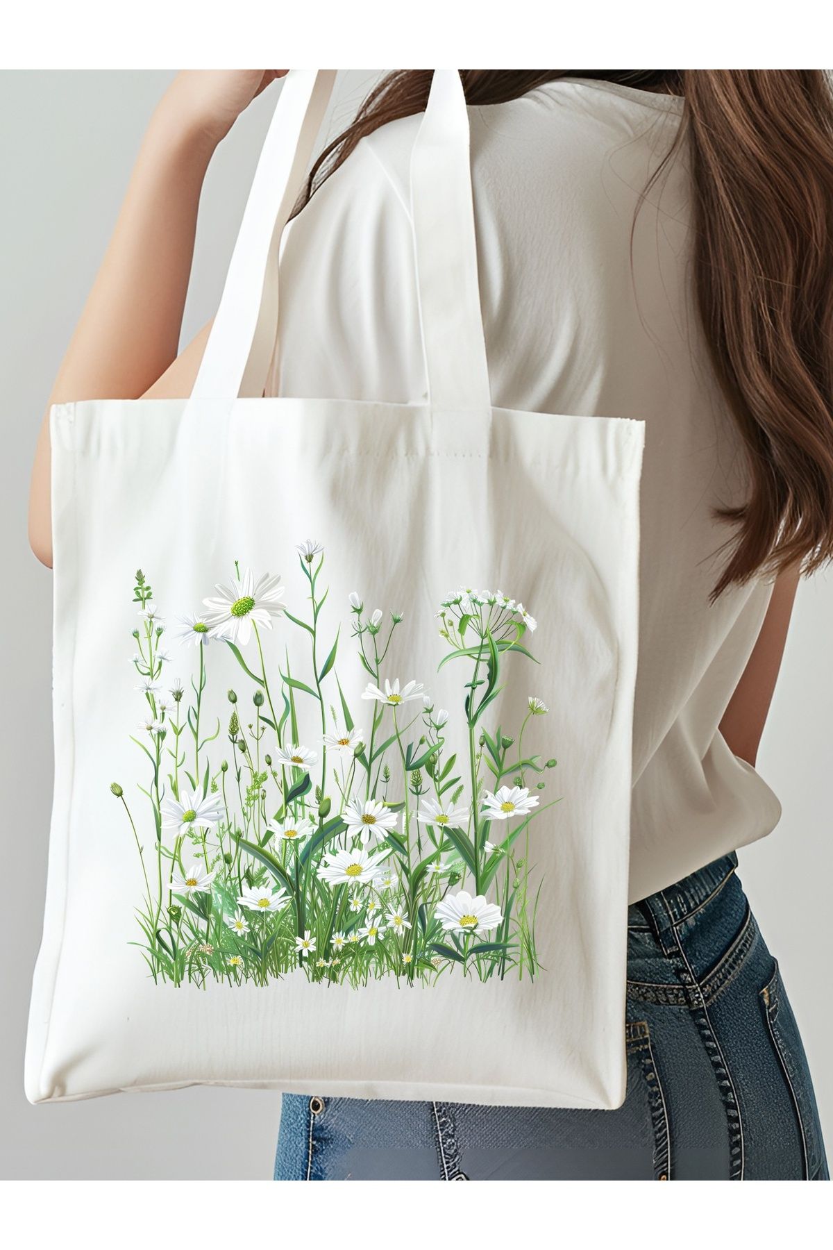 NKTCOLLECTİON Omuz Çantası, Plaj Çantası, Tote bag, Kadın Çanta, Bez Çanta, Çanta