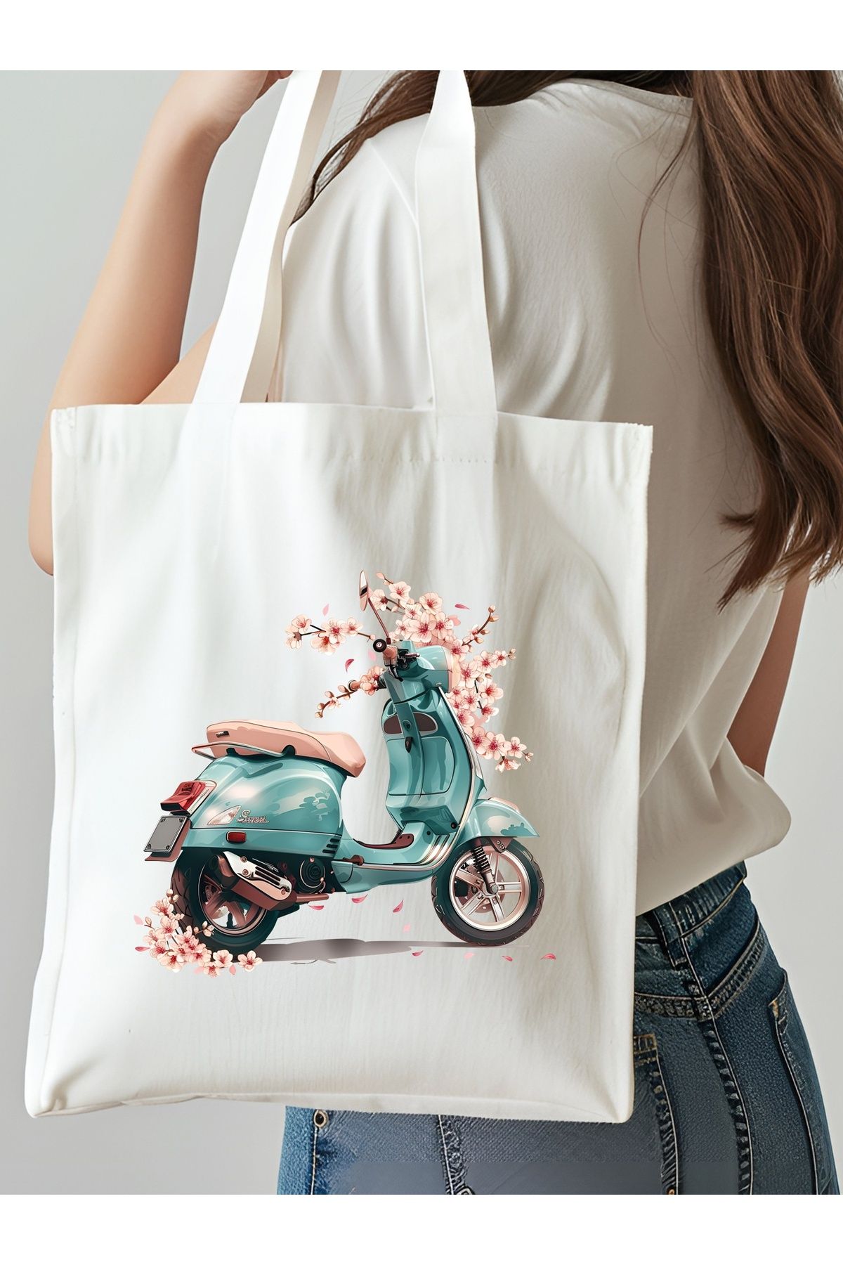 NKTCOLLECTİON Omuz Çantası, Plaj Çantası, Tote bag, Kadın Çanta, Bez Çanta, Çanta