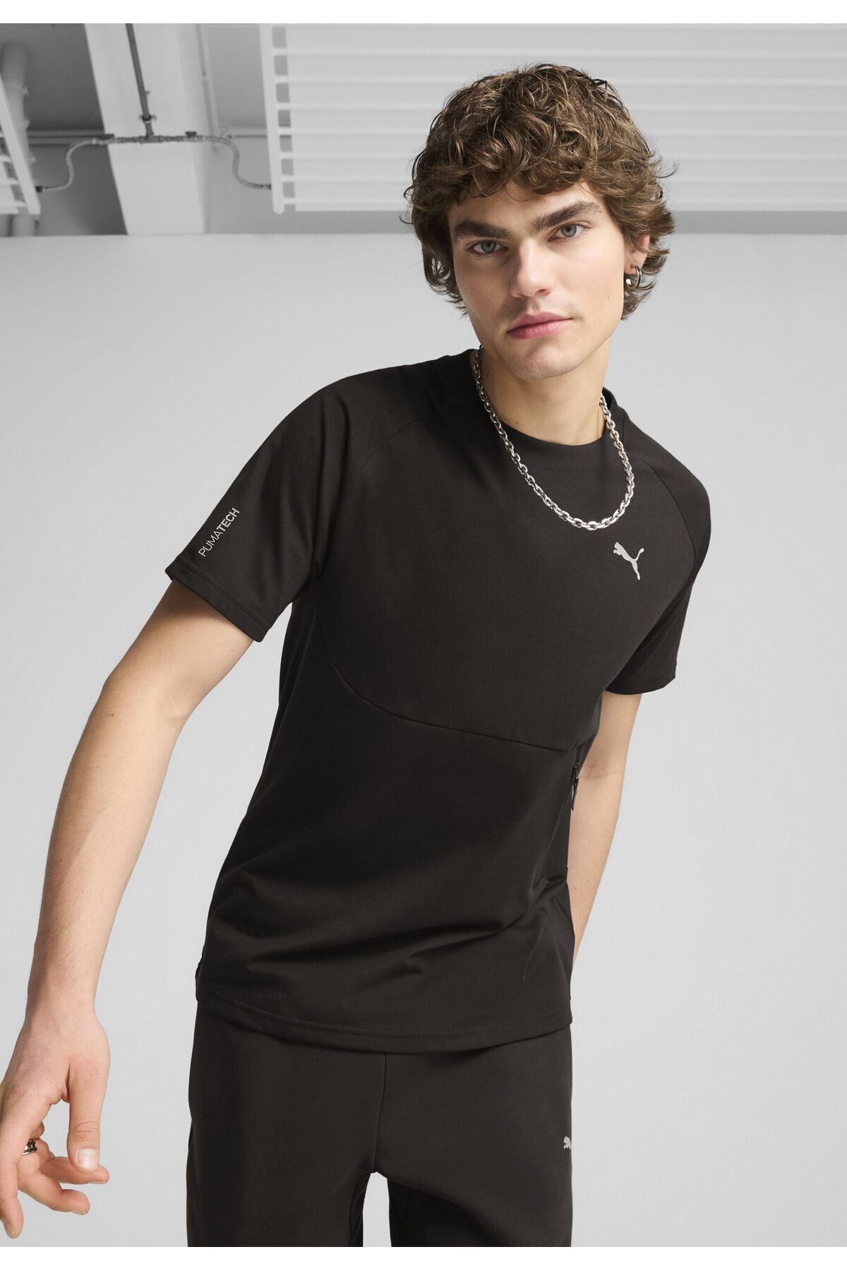 Puma-PUMATECH Ανδρικό Μπλουζάκι με Τσέπη 5