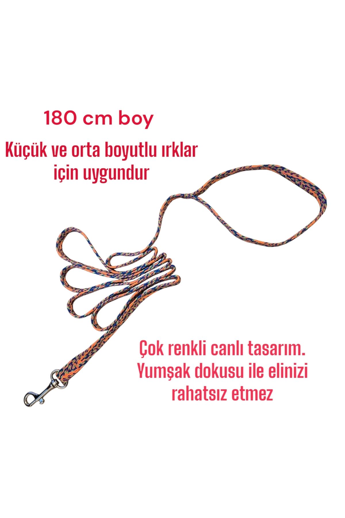 OrsarPets Köpek Gezdirme Kayışı - Küçük ve Orta Boyutlu Irk Köpekler İçin Sevk Kayışı