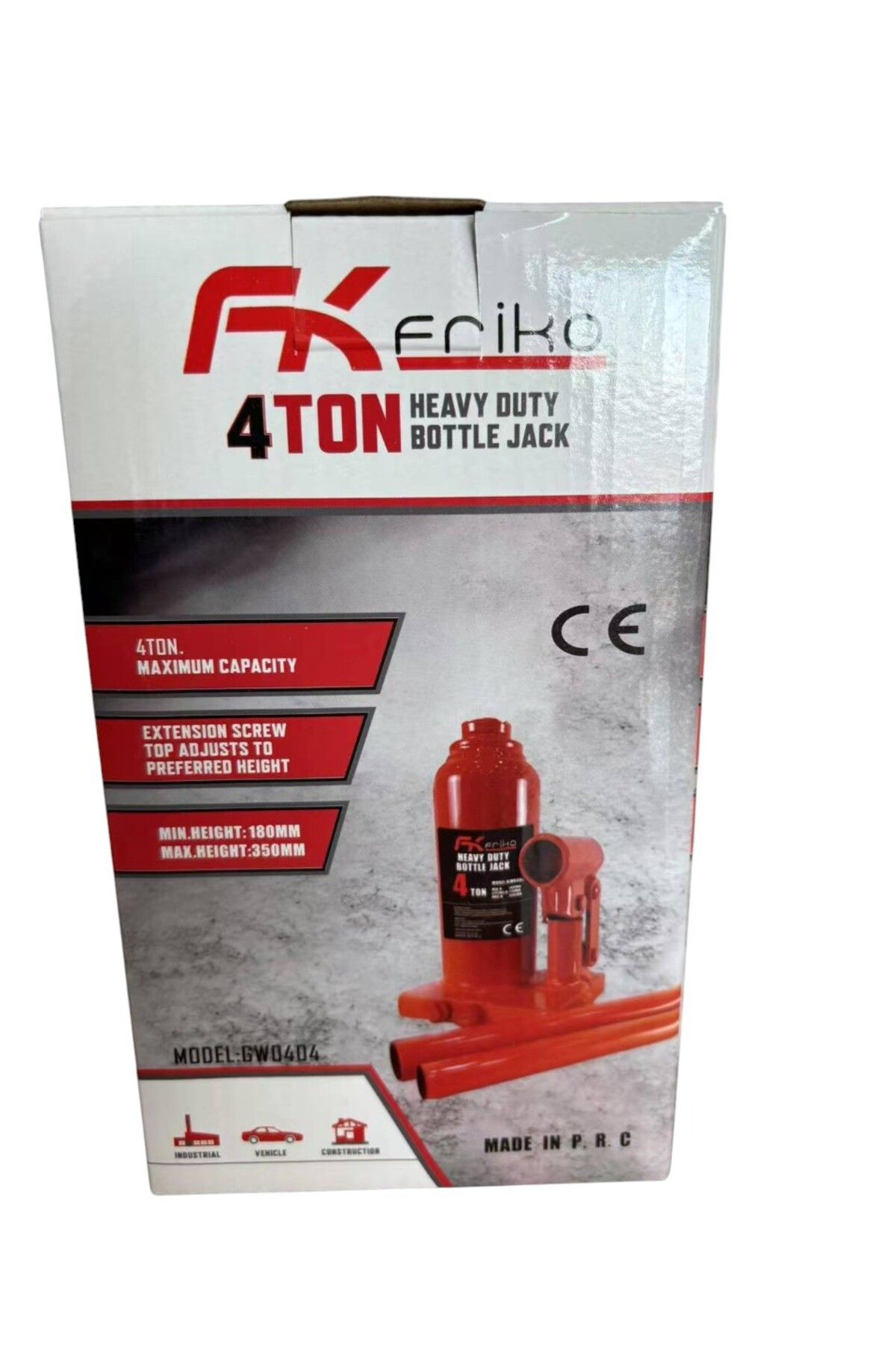FK FRIKO 4T Hidrolik Şişe Kriko/Heavy Duty Bottle Jack