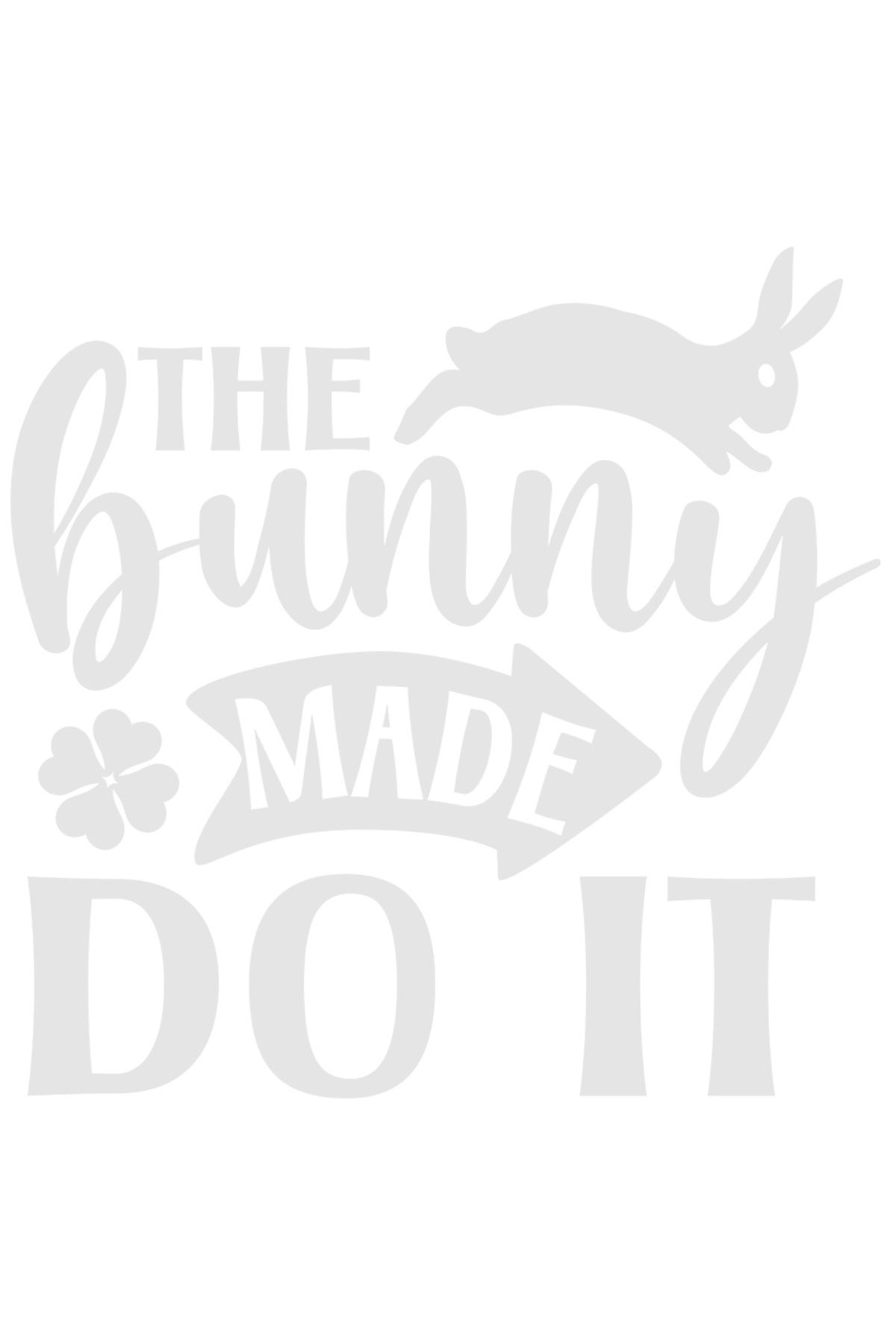 StoryGift Romania Sticker Eticheta 50cm Exterior Cu Ilustratie Afisand Un Iepuras Si Mesajul In Engleza "the Bun - One Size