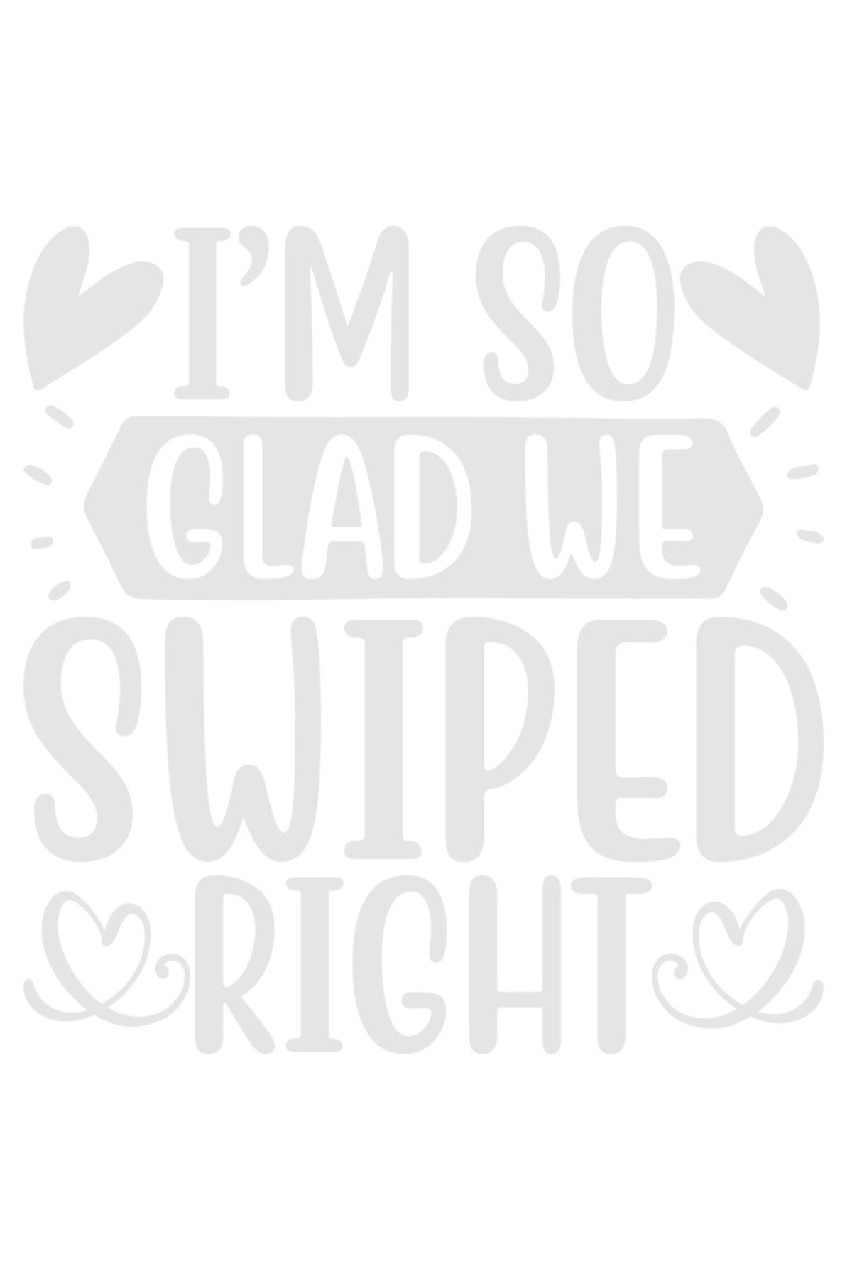 StoryGift Romania Sticker Eticheta 50cm Exterior Cu Inimioare Pentru Cei Care S-au Gasit Pe Tinder - Aplicatii D - One Size