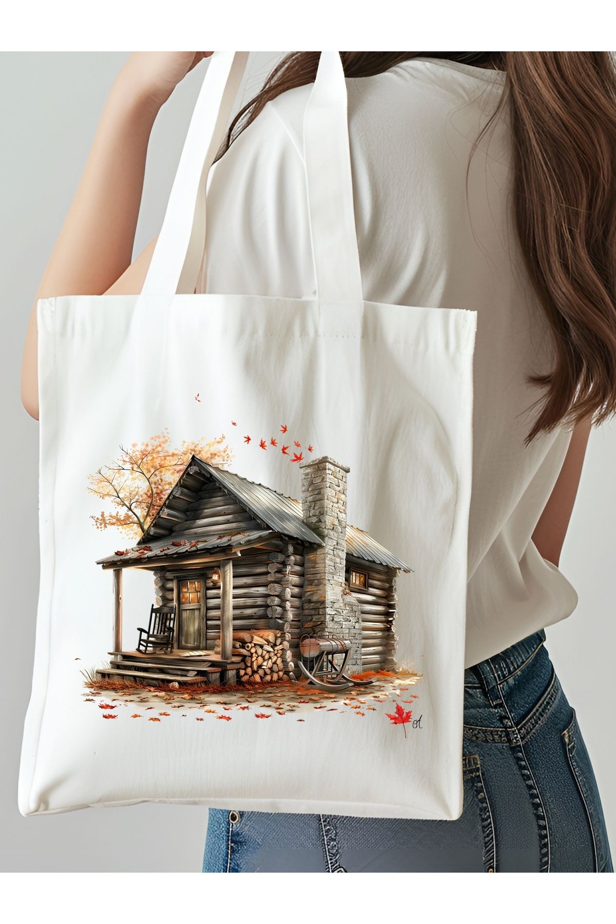 NKTCOLLECTİON Omuz Çantası, Plaj Çantası, Tote bag, Kadın Çanta, Bez Çanta, Çanta
