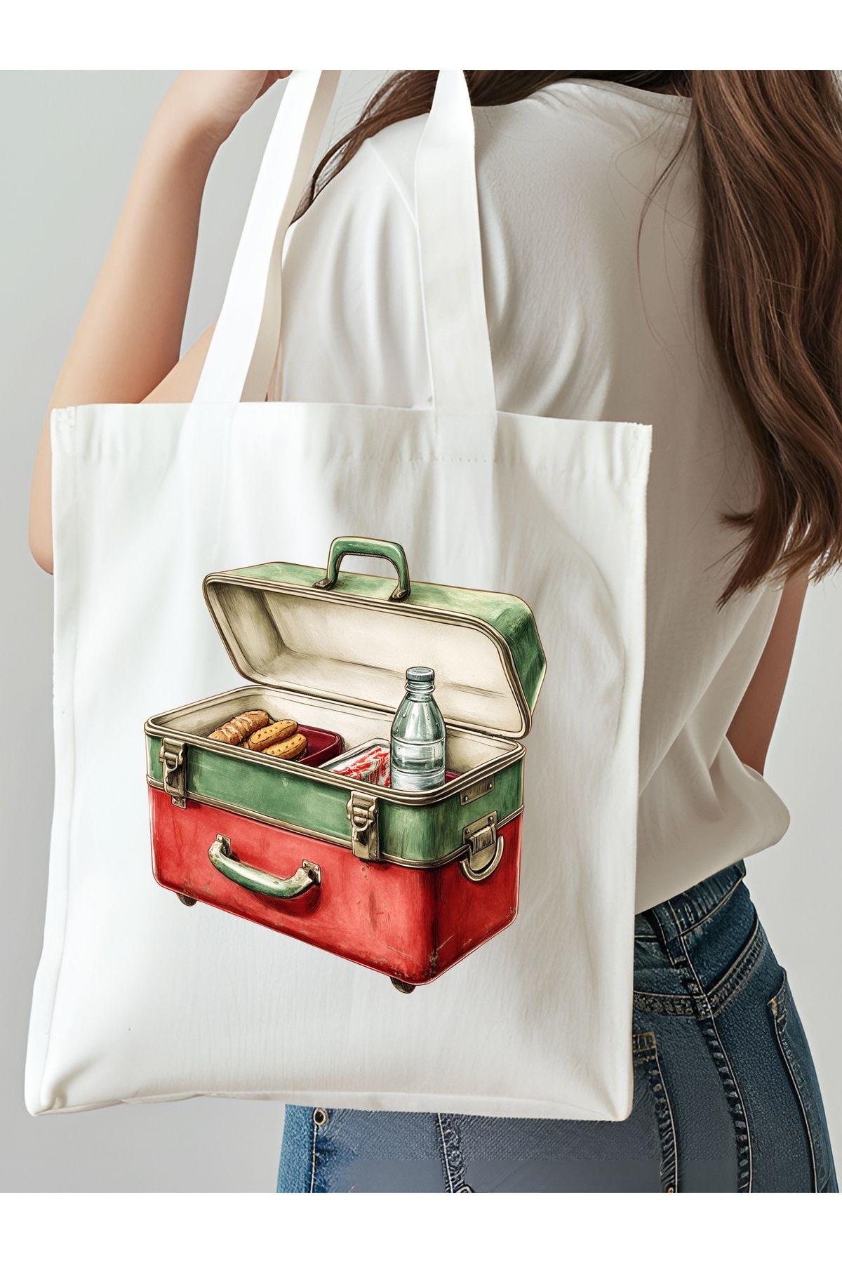 NKTCOLLECTİON Omuz Çantası, Plaj Çantası, Tote bag, Kadın Çanta, Bez Çanta, Çanta