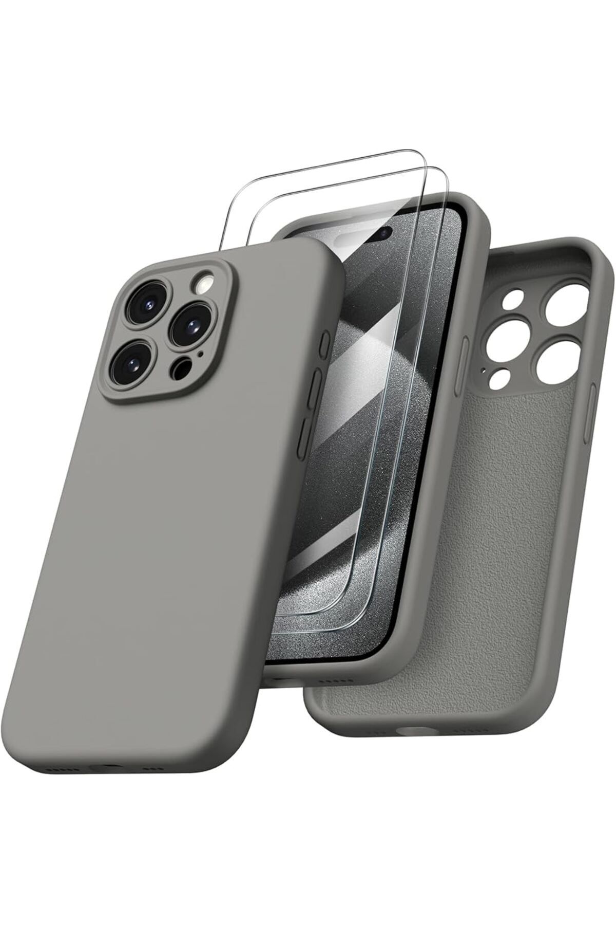 REON Iphone 16 pro max Uyumlu Içi Kadife Lansman Silikon Kılıf Kapak