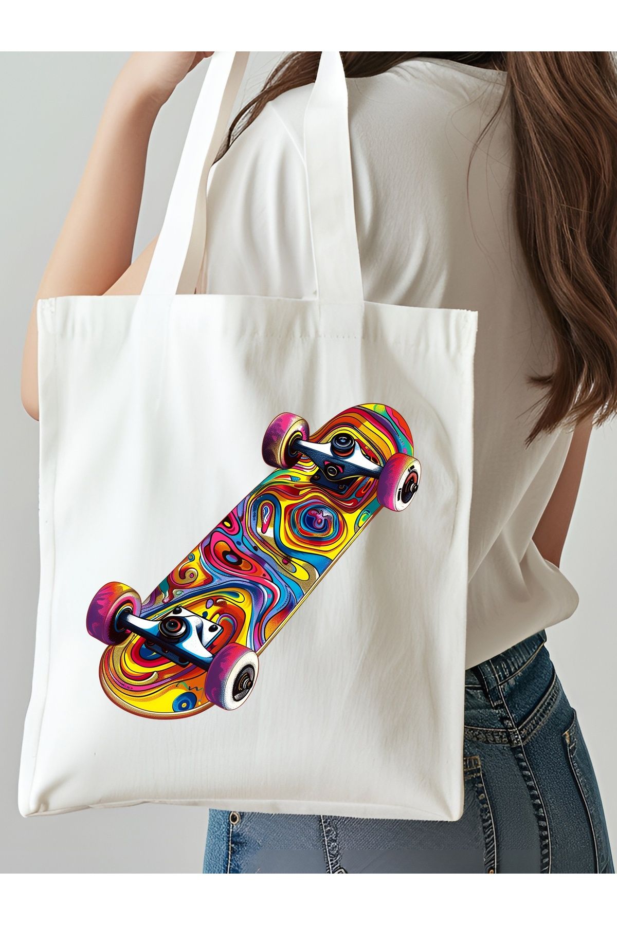 NKTCOLLECTİON Omuz Çantası, Plaj Çantası, Tote bag, Kadın Çanta, Bez Çanta, Çanta