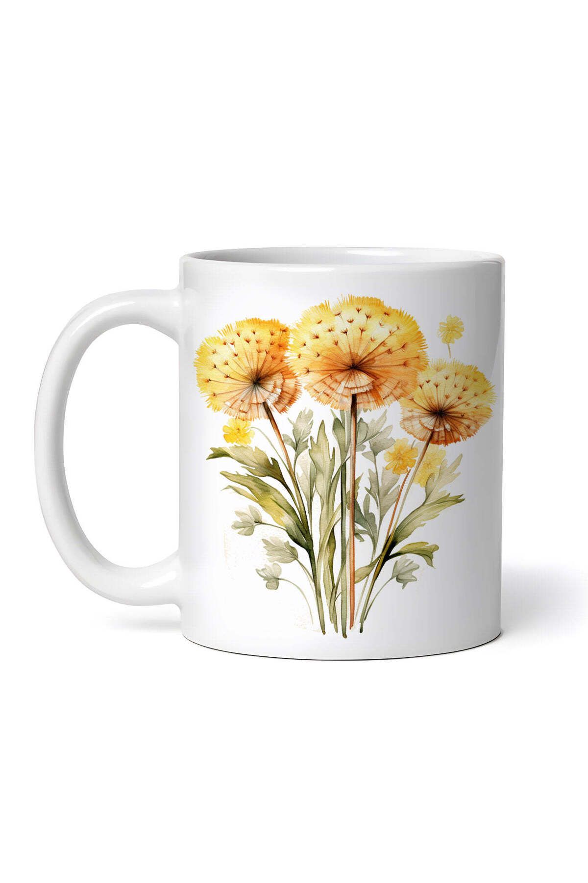 OEM Cană Albă Personalizată, Păpădii Cu Frunze, Inovatix . 330ml - One Size
