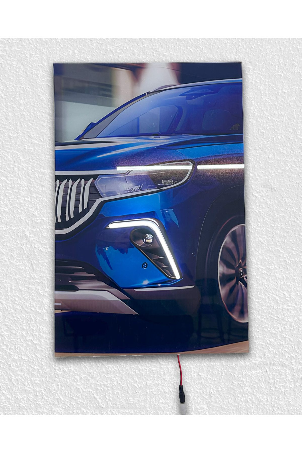 PLEXON TOGG T10X LED Pleksi Tablo – Beyaz Far Işığı + RF Kumanda Kontrollü