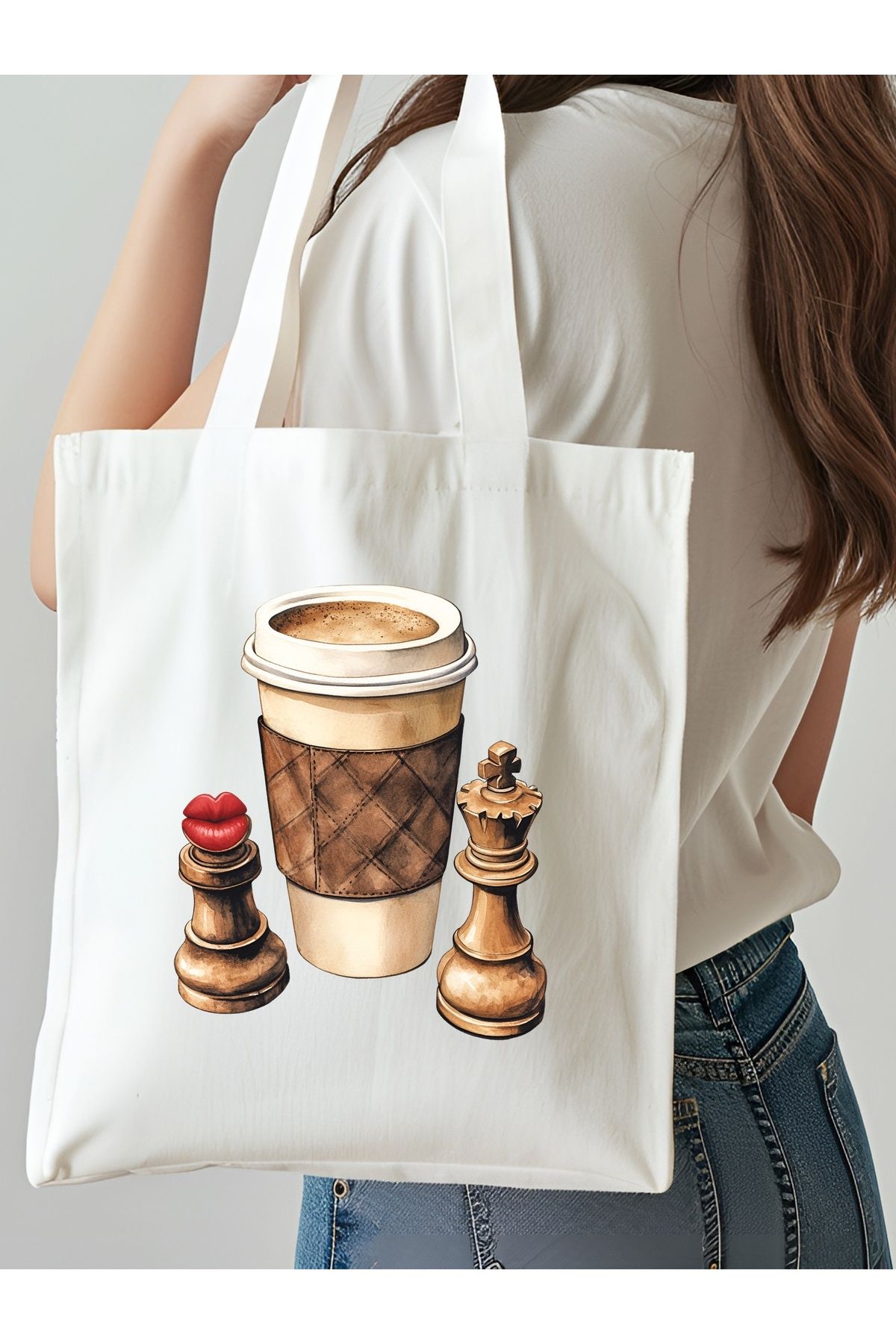 NKTCOLLECTİON Omuz Çantası, Plaj Çantası, Tote bag, Kadın Çanta, Bez Çanta, Çanta
