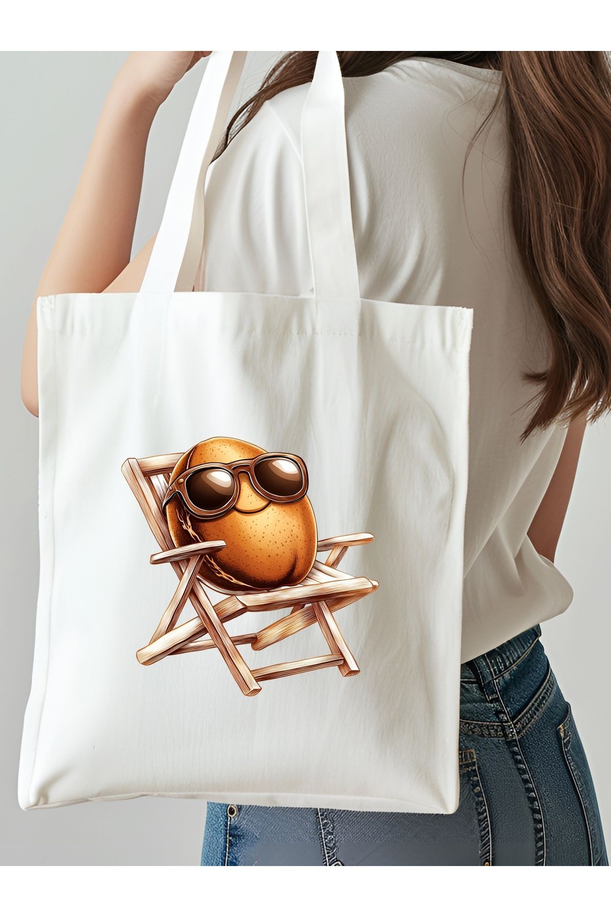 NKTCOLLECTİON Omuz Çantası, Plaj Çantası, Tote bag, Kadın Çanta, Bez Çanta, Çanta