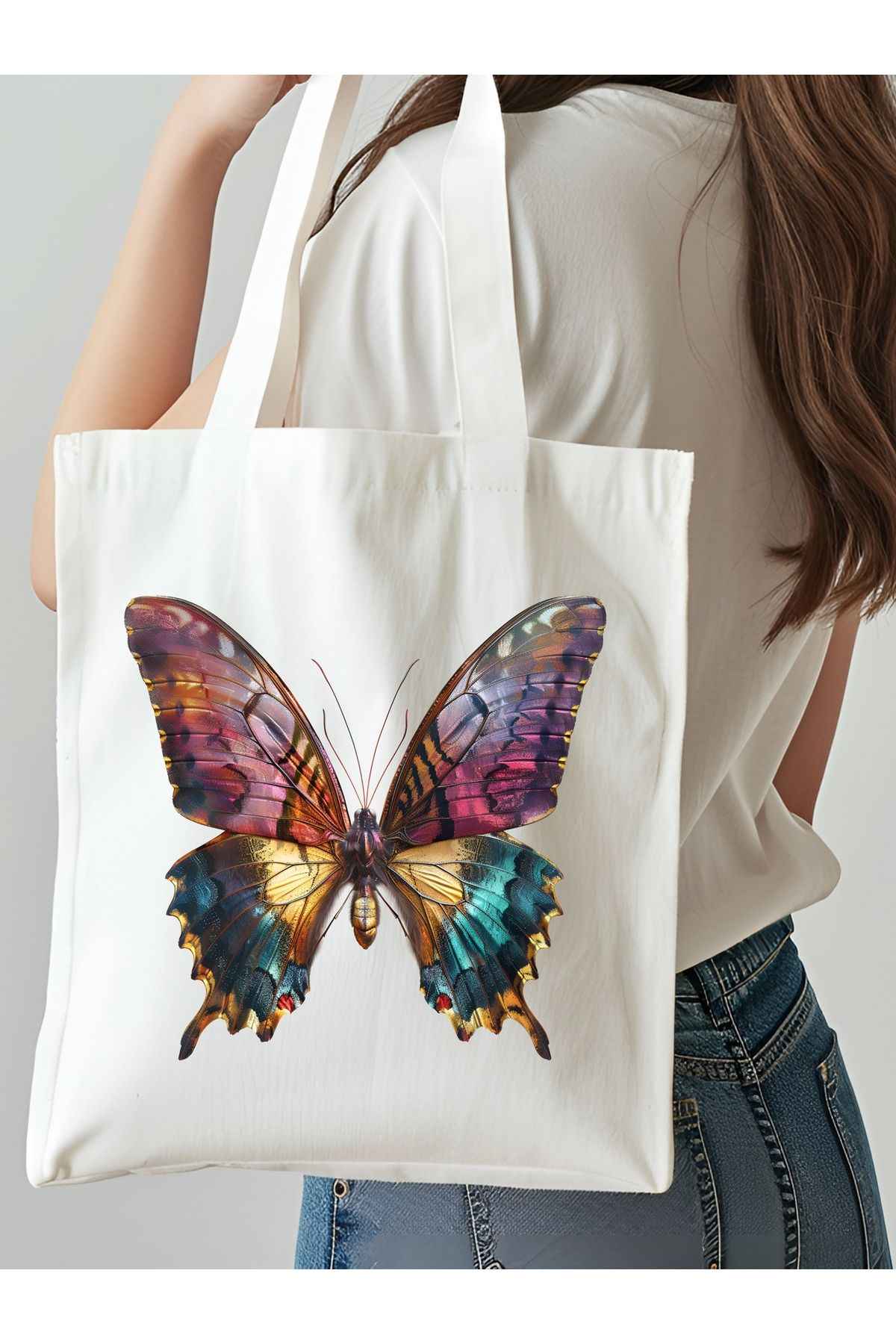 NKTCOLLECTİON Omuz Çantası, Plaj Çantası, Tote bag, Kadın Çanta, Bez Çanta, Çanta