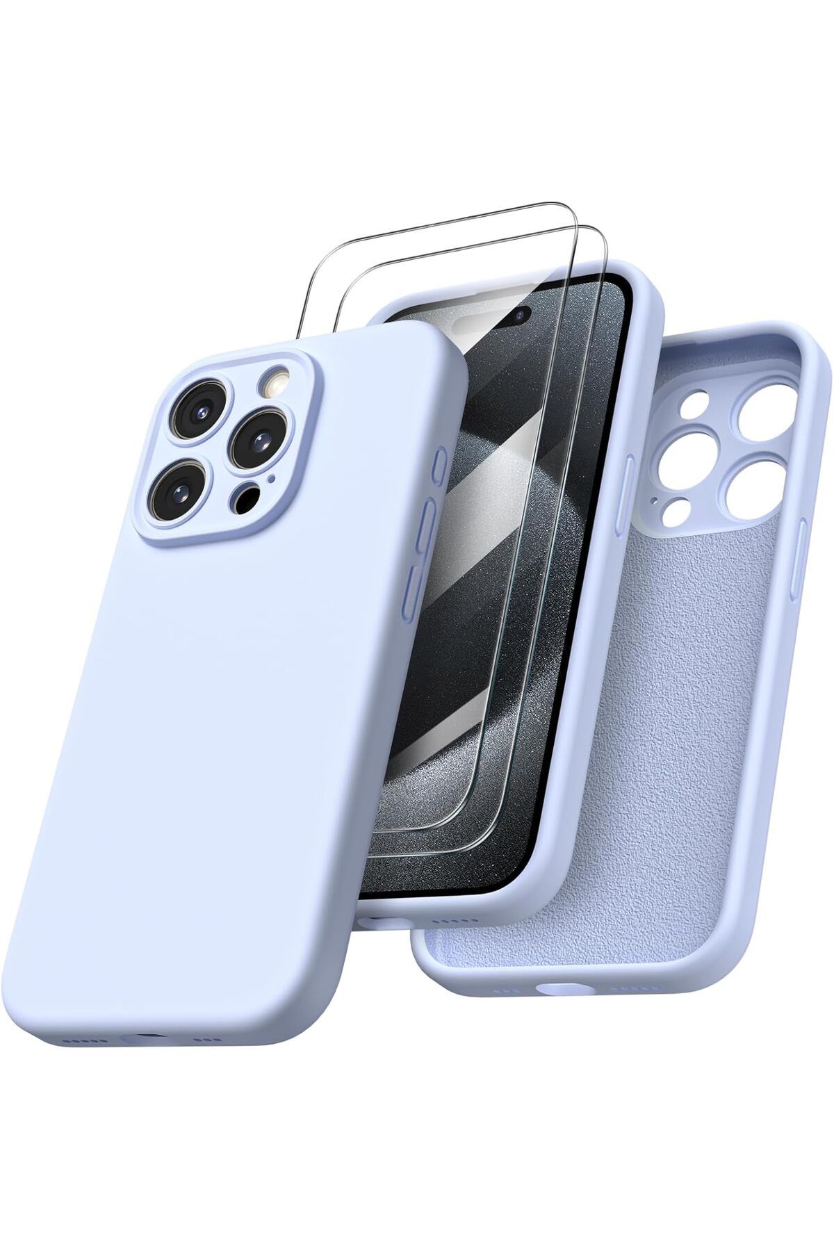 REON Iphone 16 pro max Uyumlu Içi Kadife Lansman Silikon Kılıf Kapak