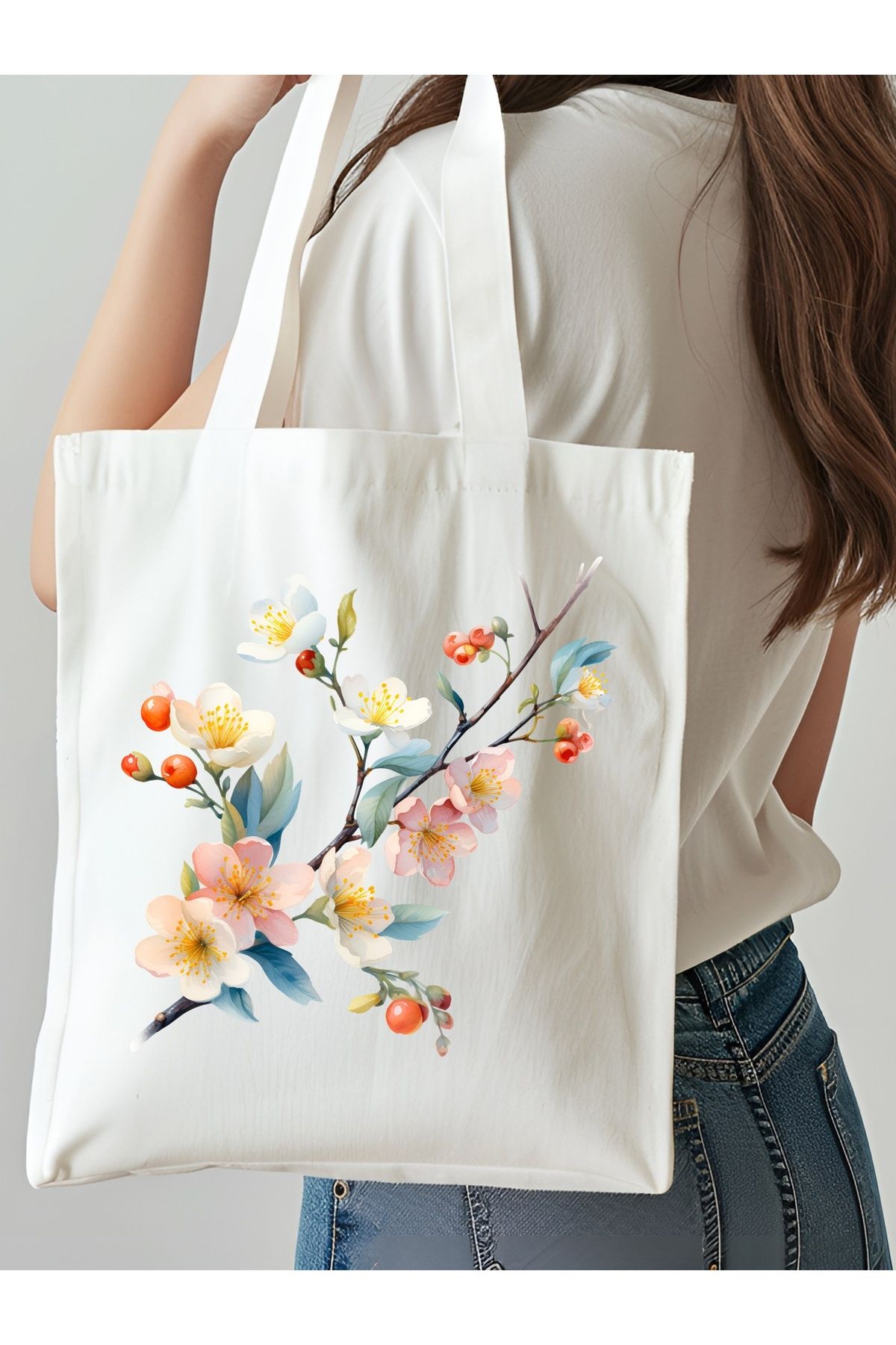 NKTCOLLECTİON Omuz Çantası, Plaj Çantası, Tote bag, Kadın Çanta, Bez Çanta, Çanta