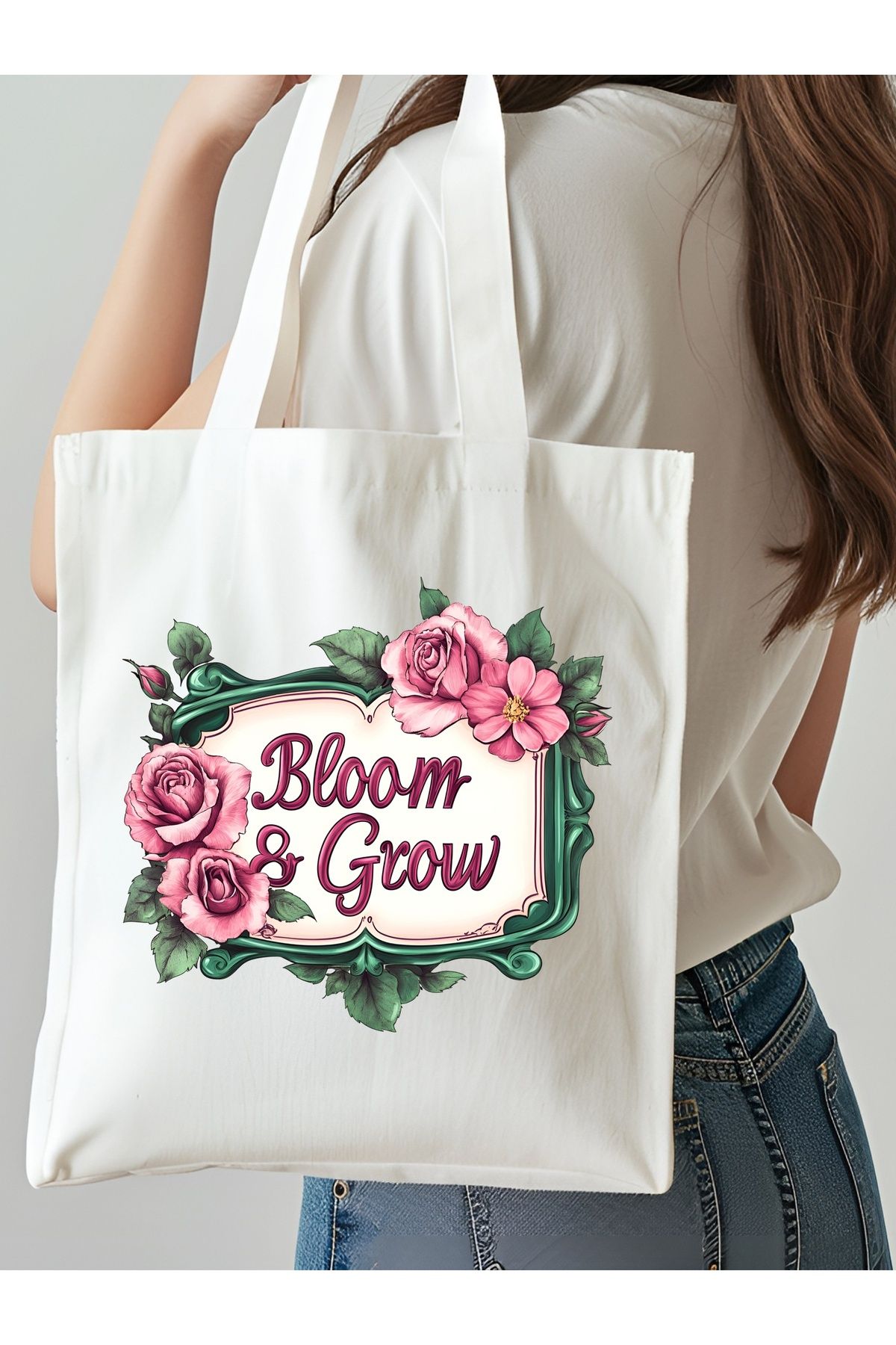 NKTCOLLECTİON Omuz Çantası, Plaj Çantası, Tote bag, Kadın Çanta, Bez Çanta, Çanta