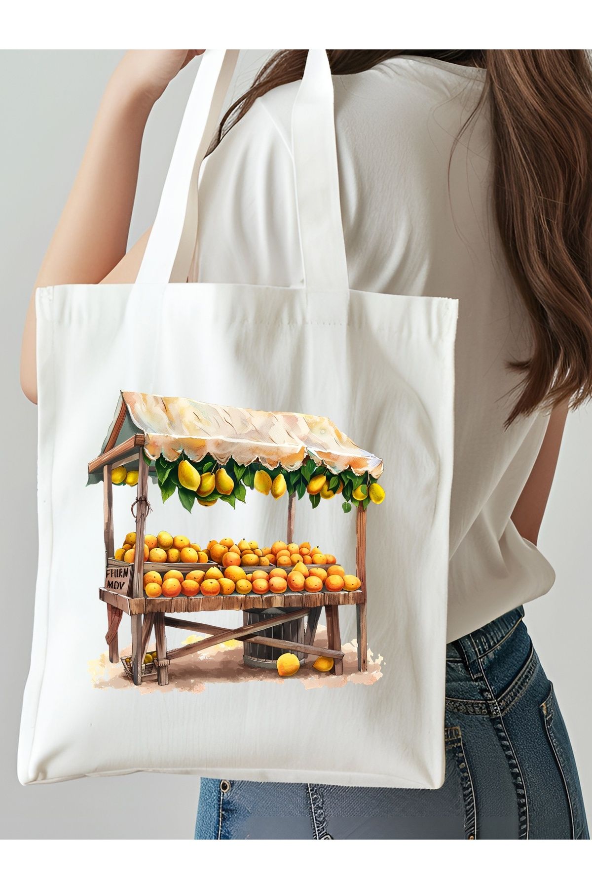 NKTCOLLECTİON Omuz Çantası, Plaj Çantası, Tote bag, Kadın Çanta, Bez Çanta, Çanta