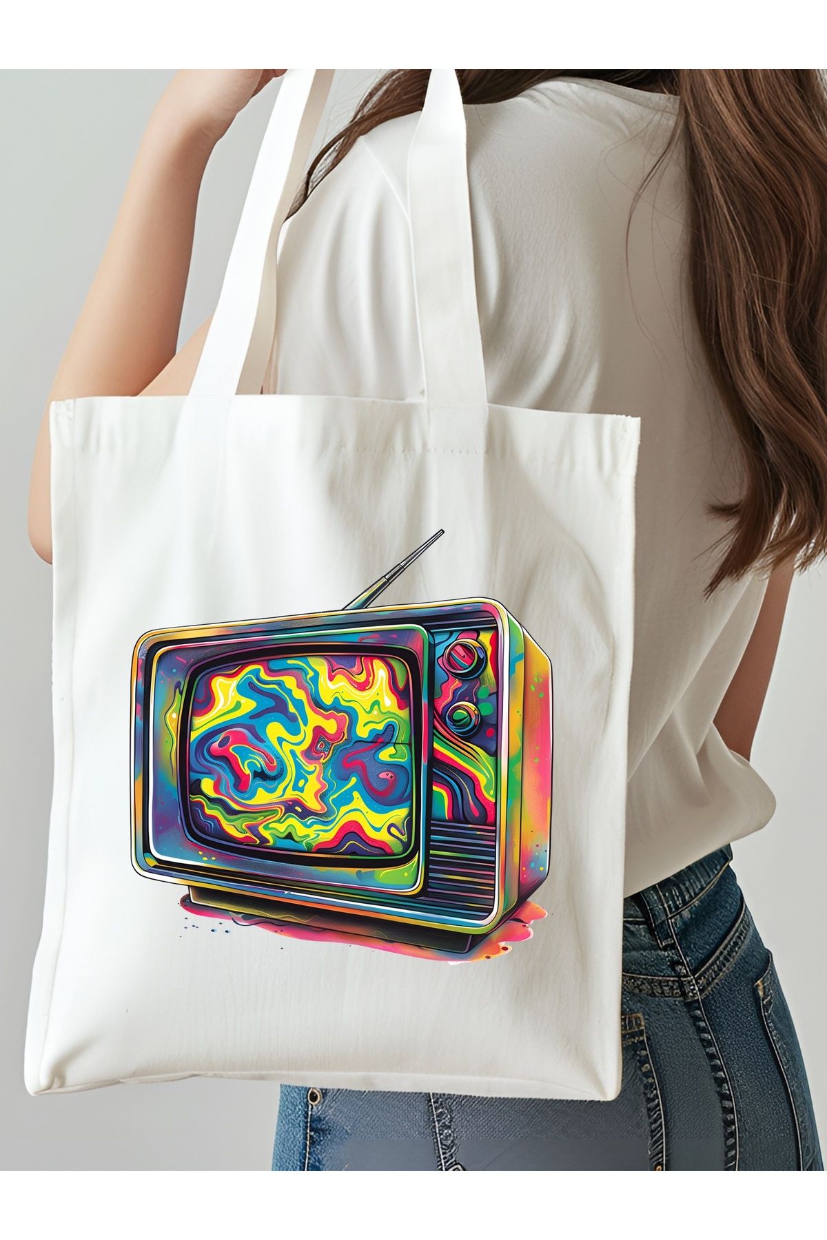 NKTCOLLECTİON Omuz Çantası, Plaj Çantası, Tote bag, Kadın Çanta, Bez Çanta, Çanta