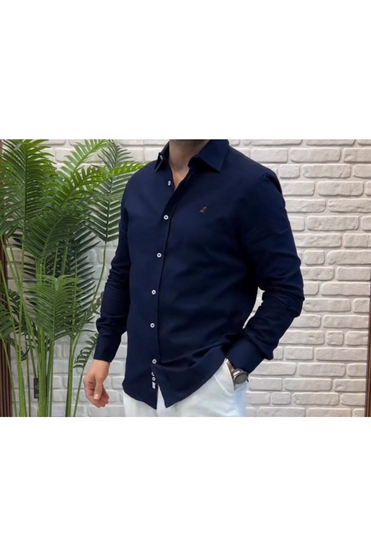Yubacollection YUBACOLECTİON KETEN GÖMLEK