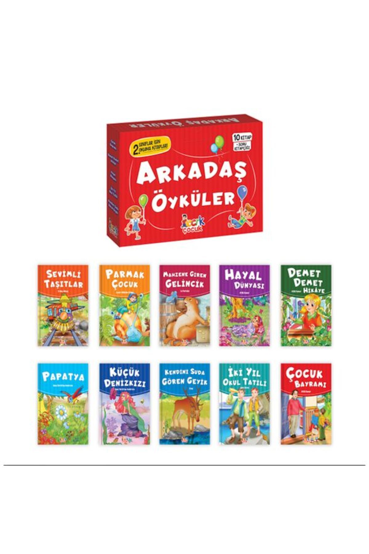 Bıcırık Yayınları Arkadaş Öyküler - (10 Kitap+Soru Kitapçığı)