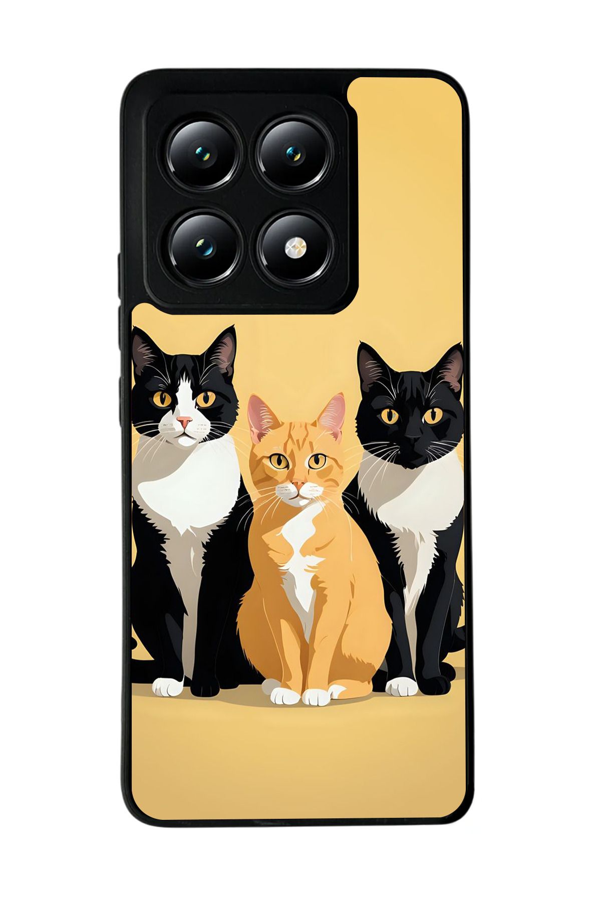 BGAKSESUAR Xiaomi Mi 14T Mat Uyumlu Siyah Kılıf – Yumuşak Silikon, Koruyucu, Şok Emici Kapak
