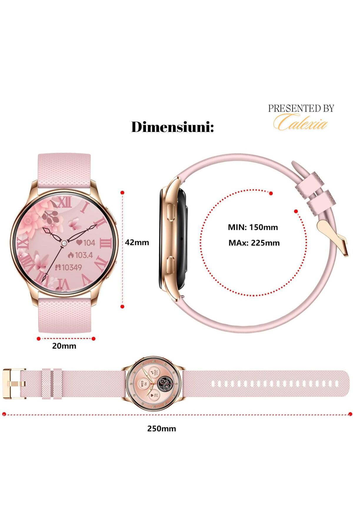e-Wantay-Smartwatch Y11, Display 1.32", Ip67, Apel Bt, Ai Voice, 100 Sport, 2 Brățări, Android/ios 17