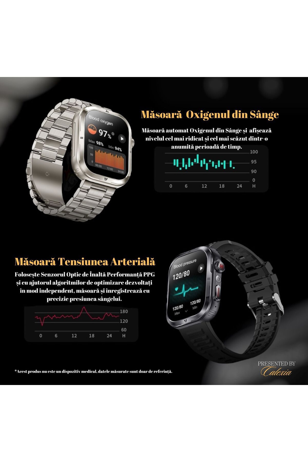 e-Wantay-Smartwatch MK86, IP68, 2.01" Screen, BT Call, AI Assistant, 2 Bracelets, Health Monitoring, Black 10