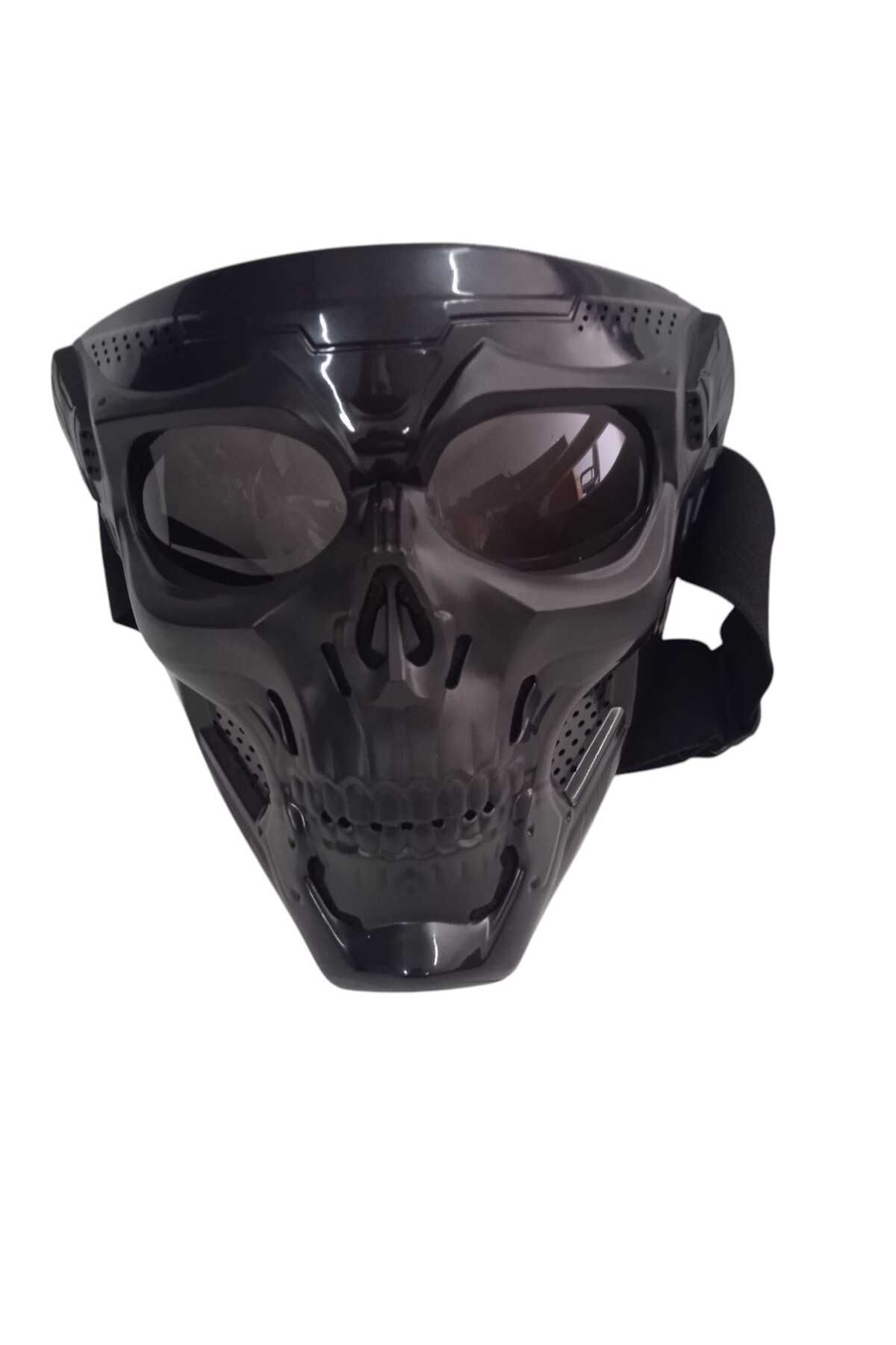 Genel Markalar motorsiklet maske Jet Maske kuru kafa maske hellowen maske