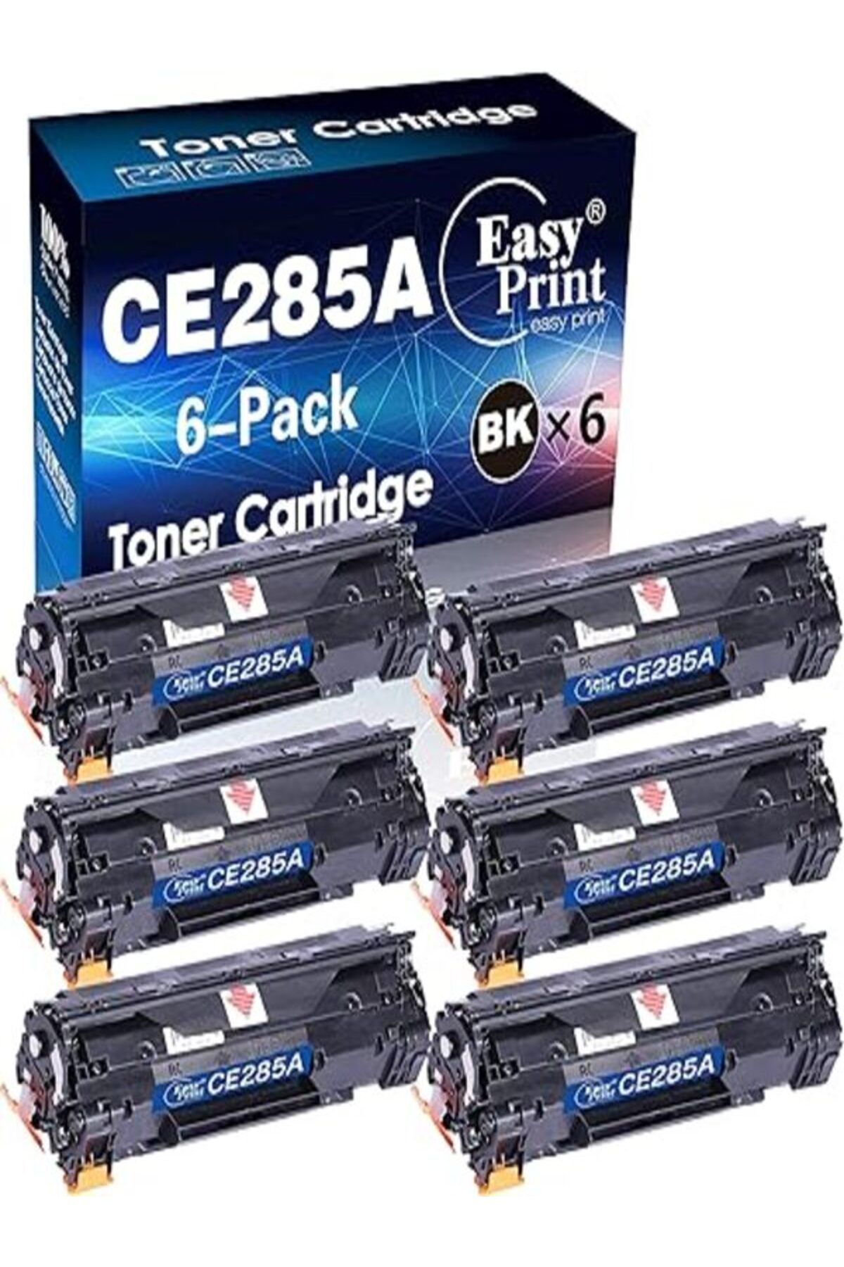HP CE285A P1100 P1102W Pro M1132 M1210 M1212nf M1214nfh M1217nfw M1219nf Printer (6-Pack Set)