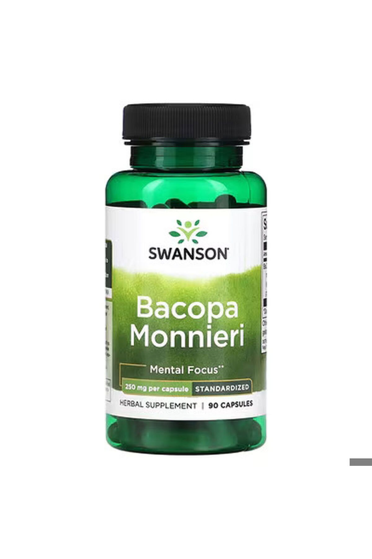 SWANSON , Bacopa Monnieri, 250 mg, 90 Caps
