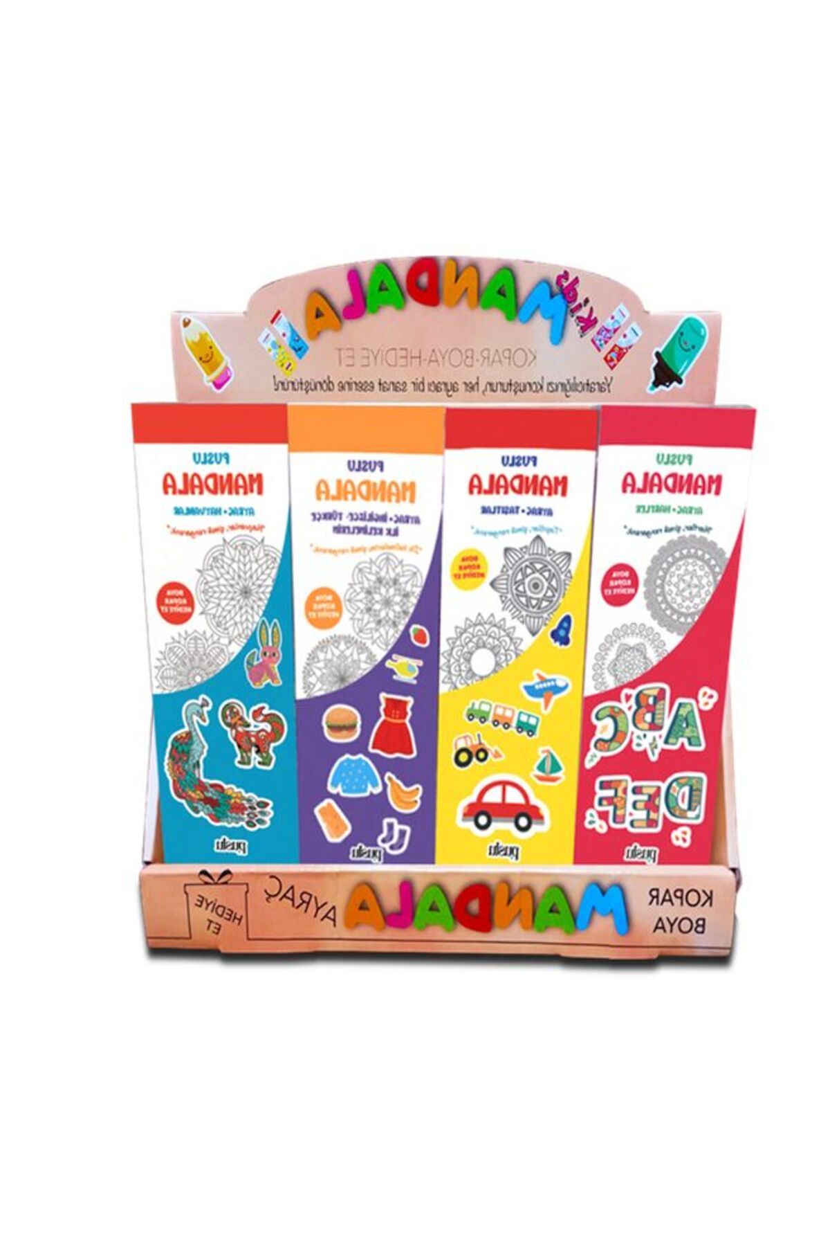 Puslu Yayıncılık Mandala Ayraç KopartBoyaHediye et