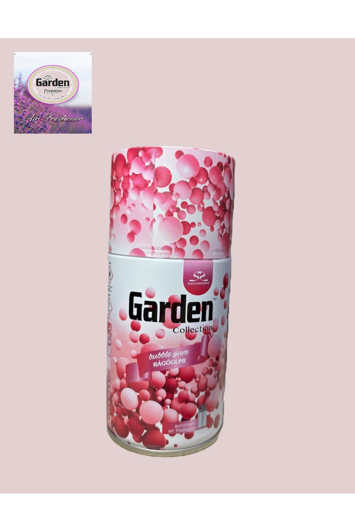 Garden Oda Sprey Koku Otomatik Hava Temizleyici Automatic Air Freshener Dispenser Bubble Gum Sakız 260 ml