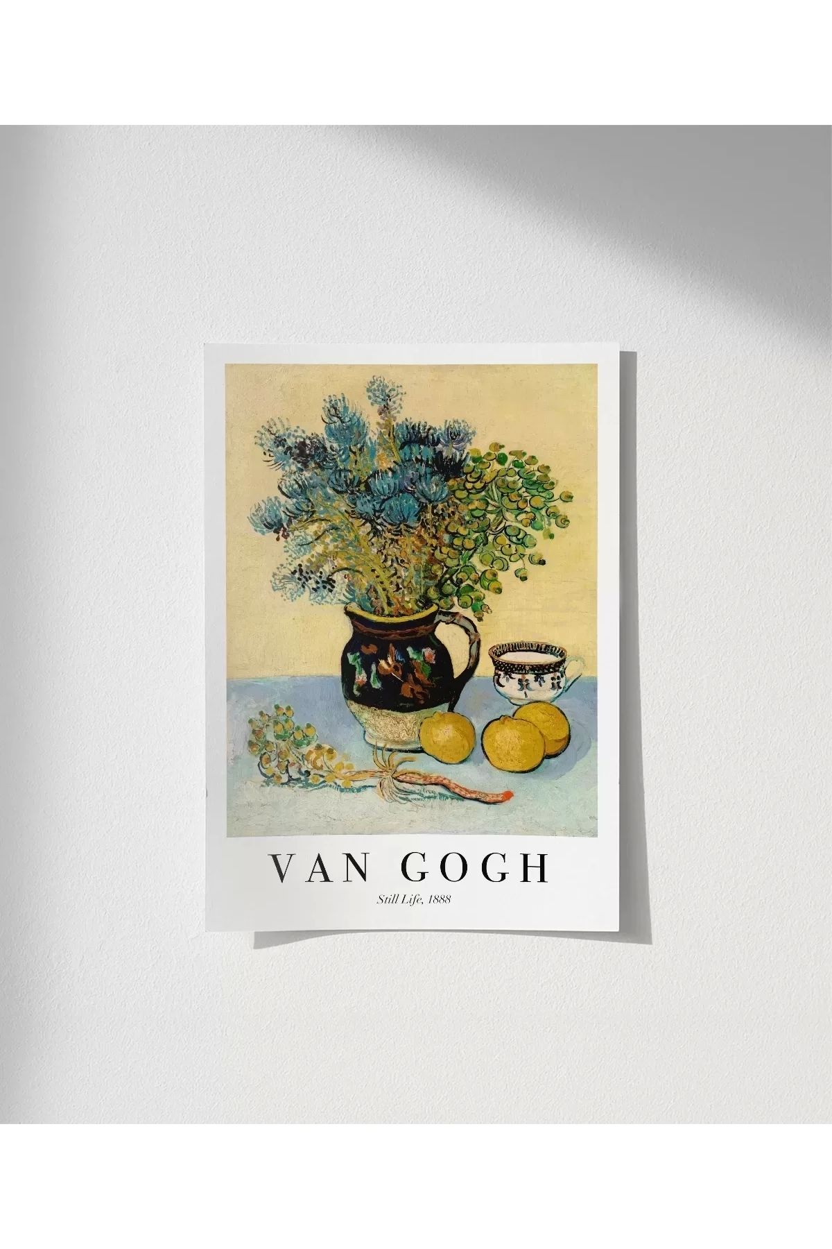 VOGLOO Çerçevesiz Poster Van Gogh Natürmort