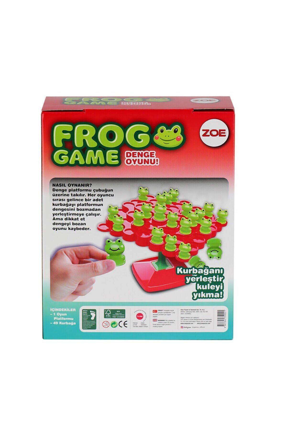 estevia 35002 Zoe Frog Denge Oyunu -Ks Game Yeni!!!