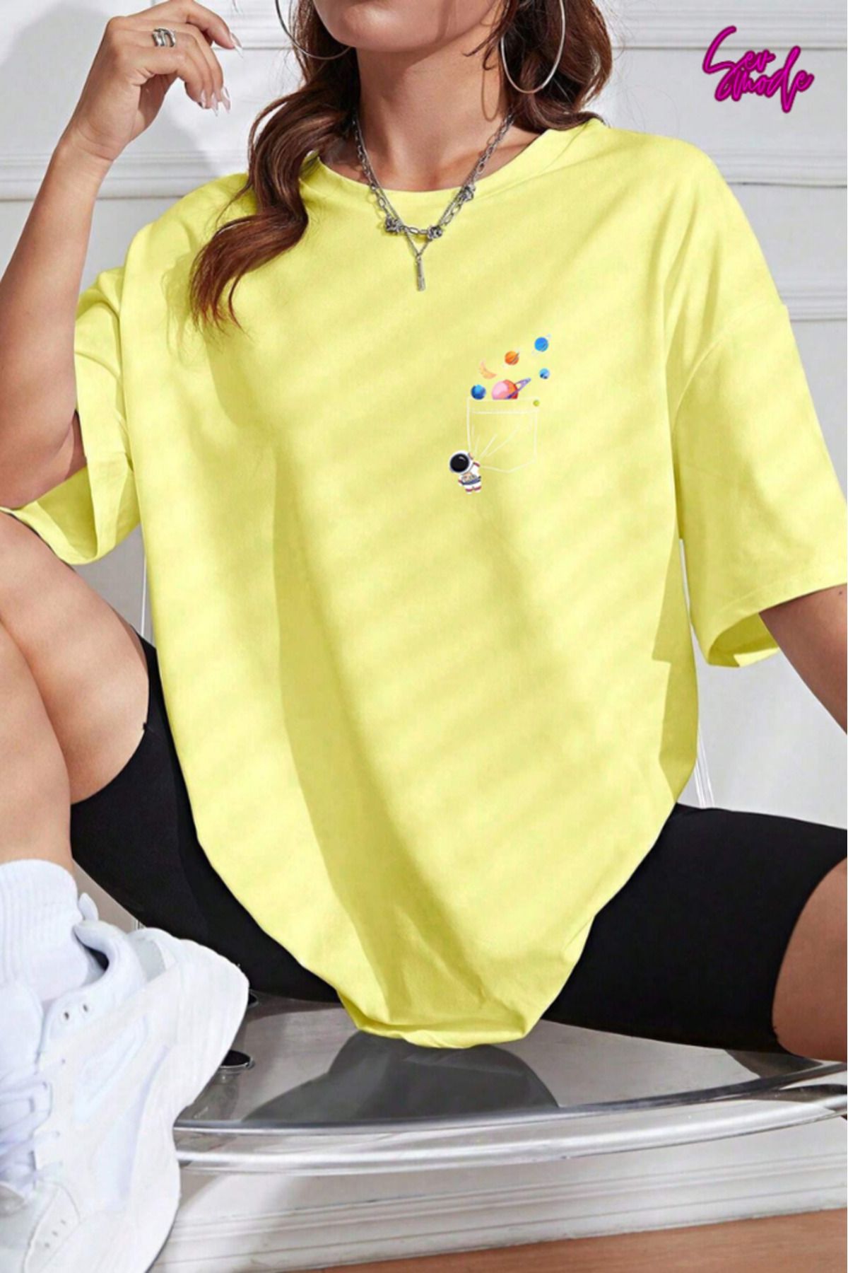 SevMode Unisex Baskılı T-shirt