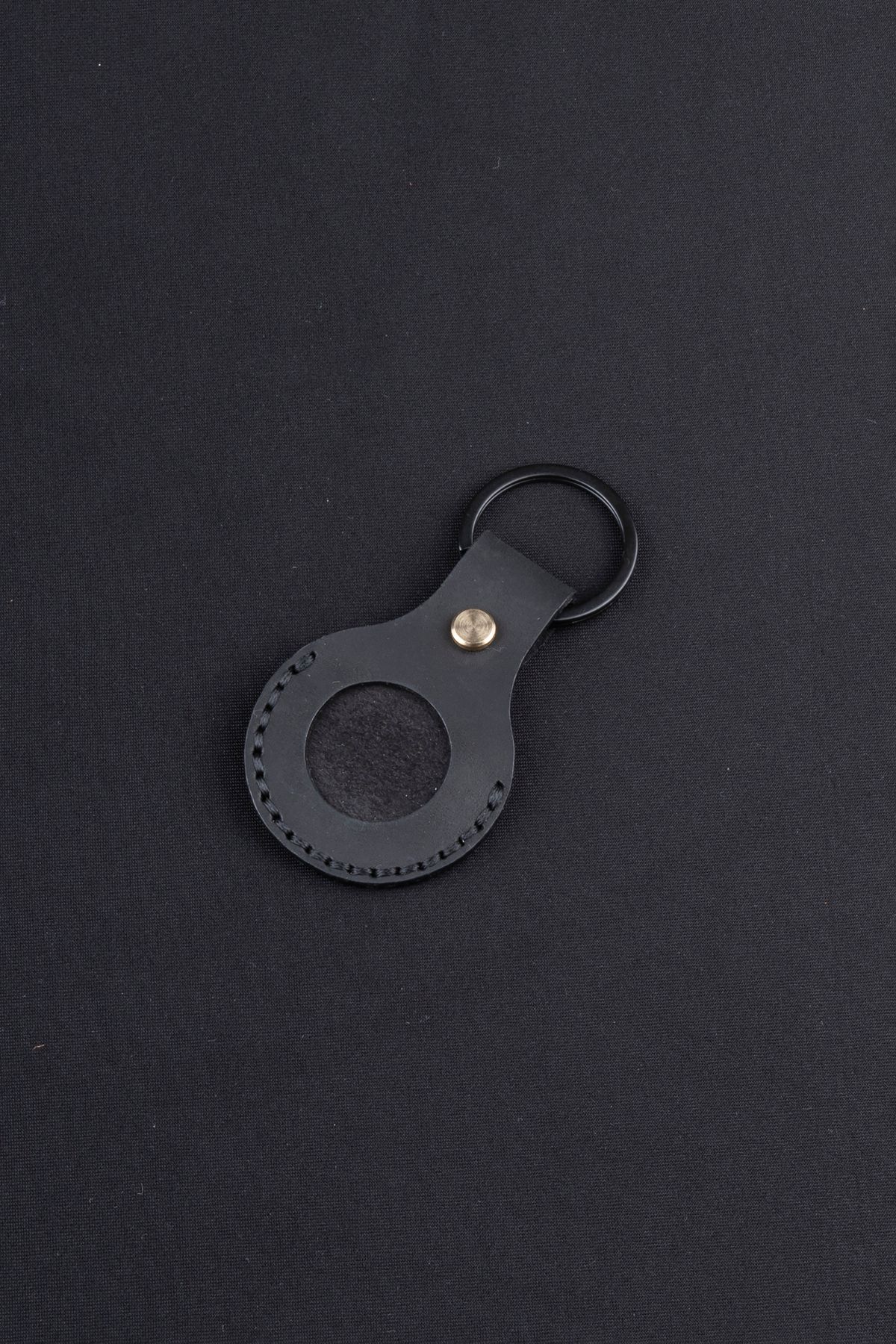 minimal X design-Minimal X Compatible Case Keychain Black - Genuine Leather Handmade - Minimalist Design 6