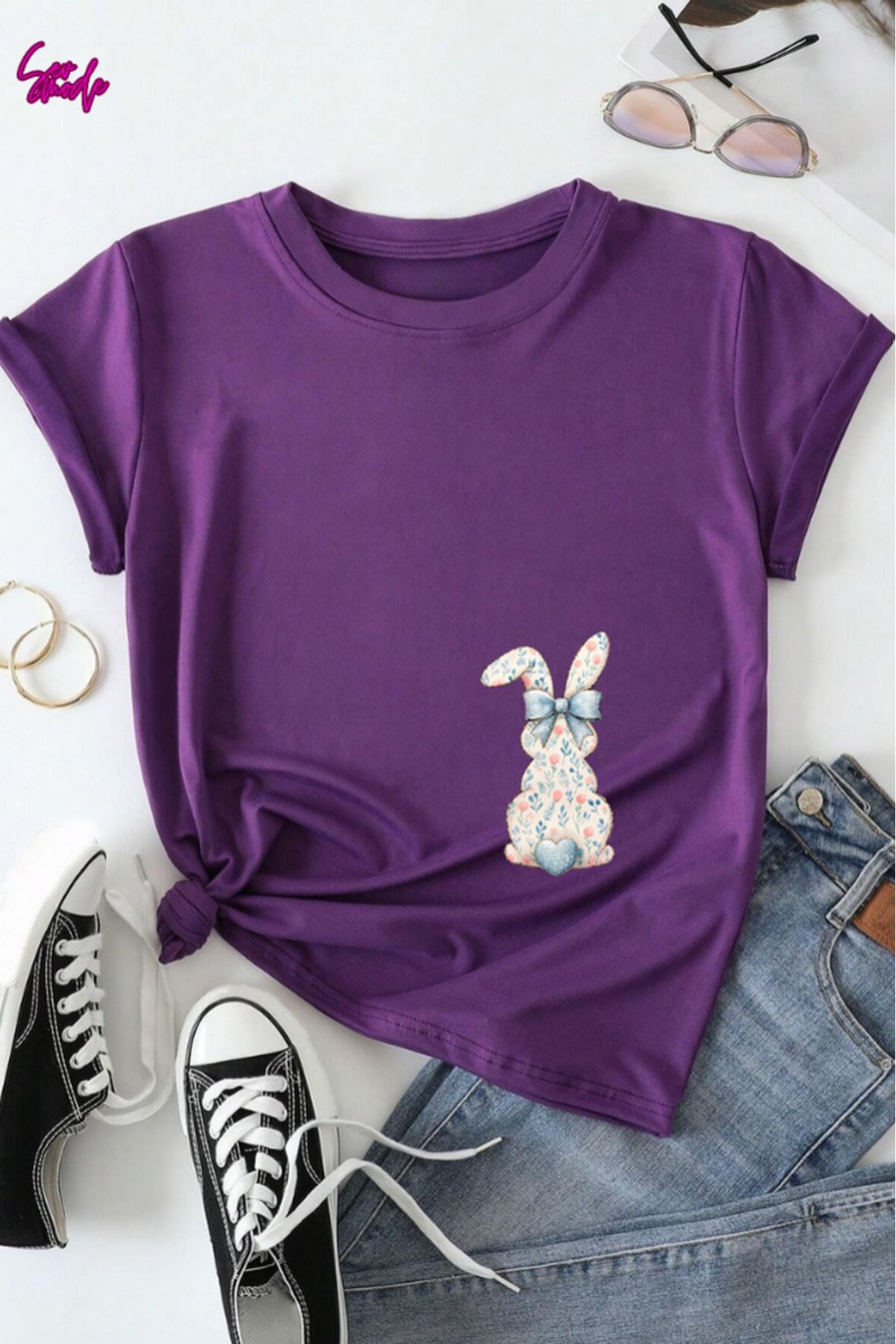 SevMode Unisex Baskılı T-shirt