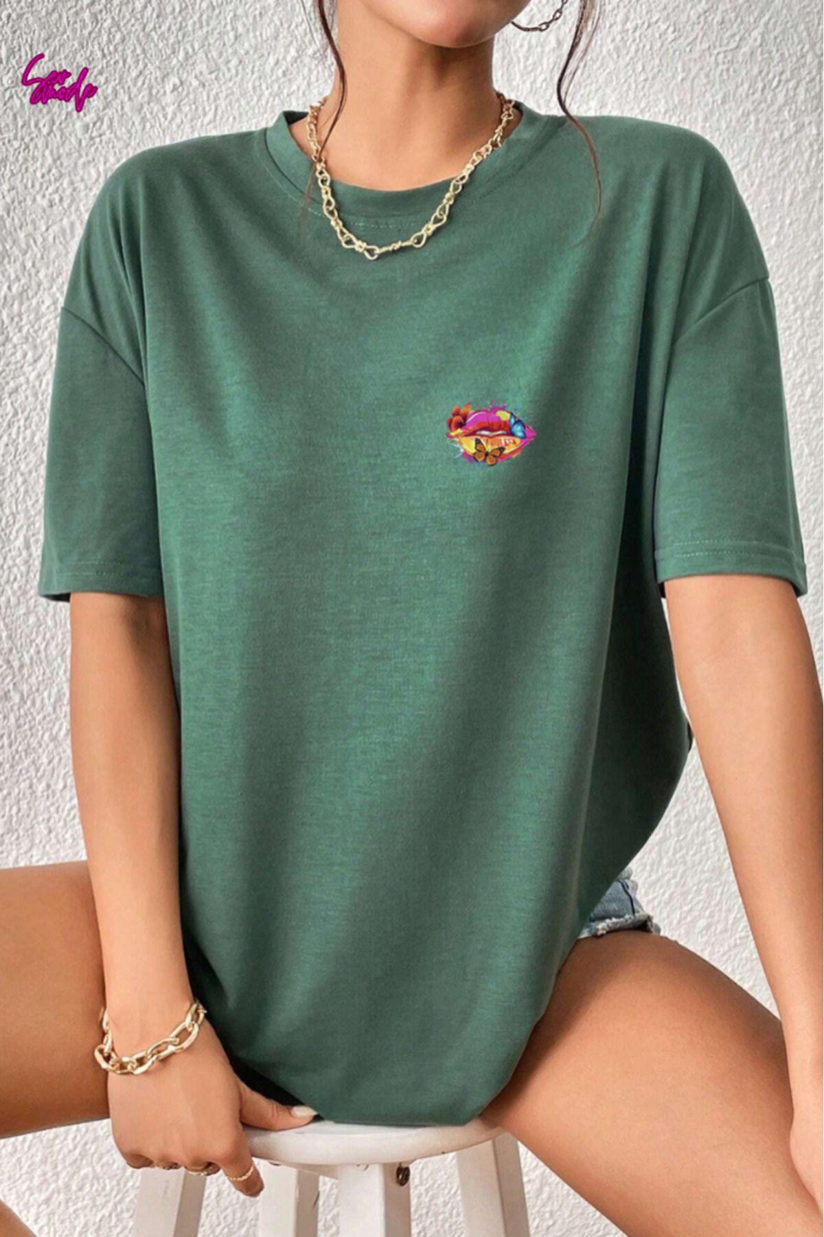 SevMode Unisex Baskılı T-shirt